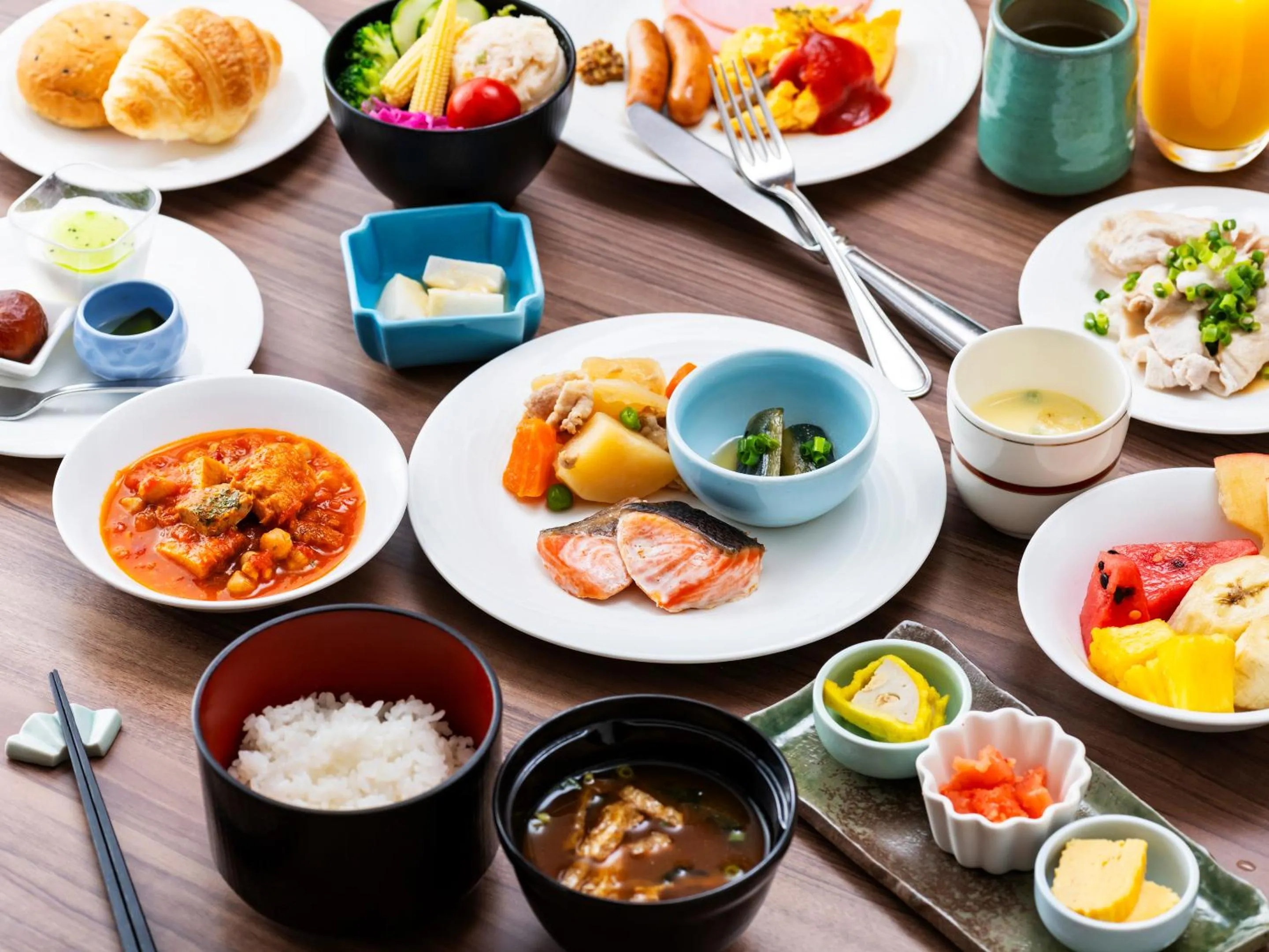 Breakfast in Mitsui Garden Hotel Kumamoto
