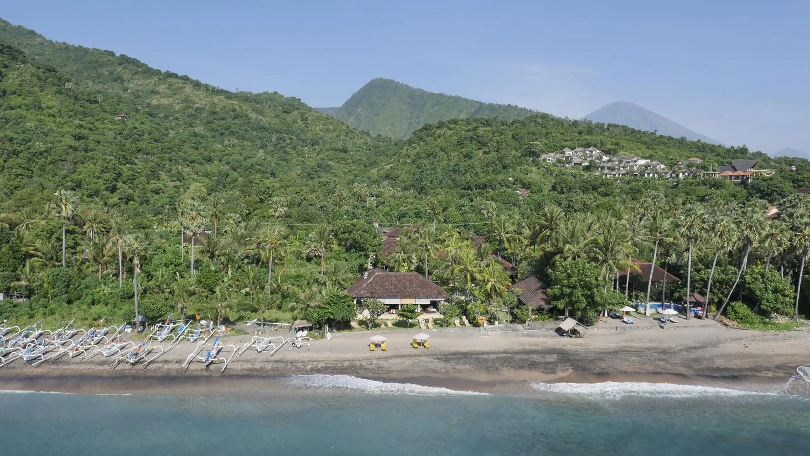 Bird's eye view in Hidden Paradise Cottages