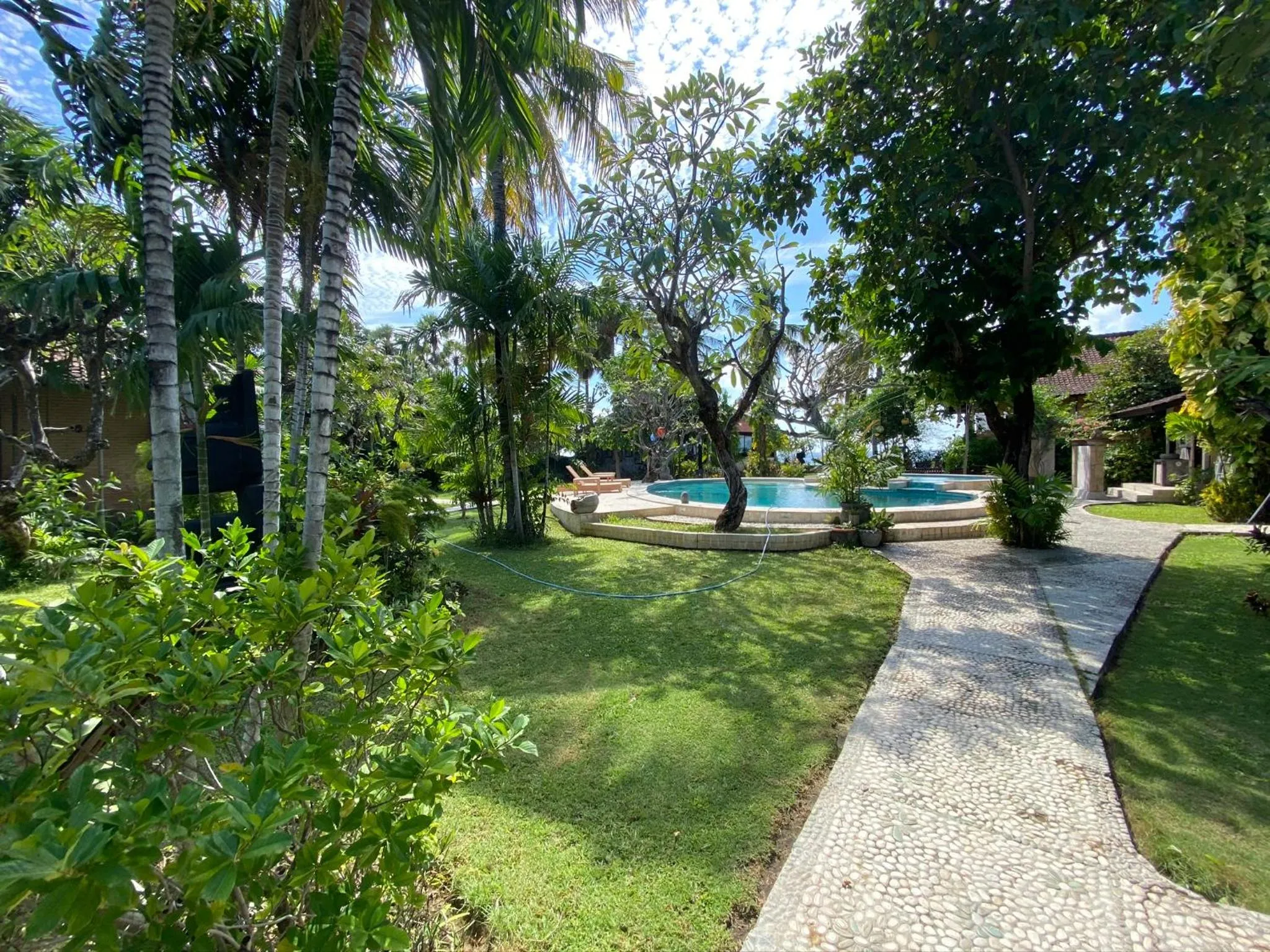 Garden in Hidden Paradise Cottages