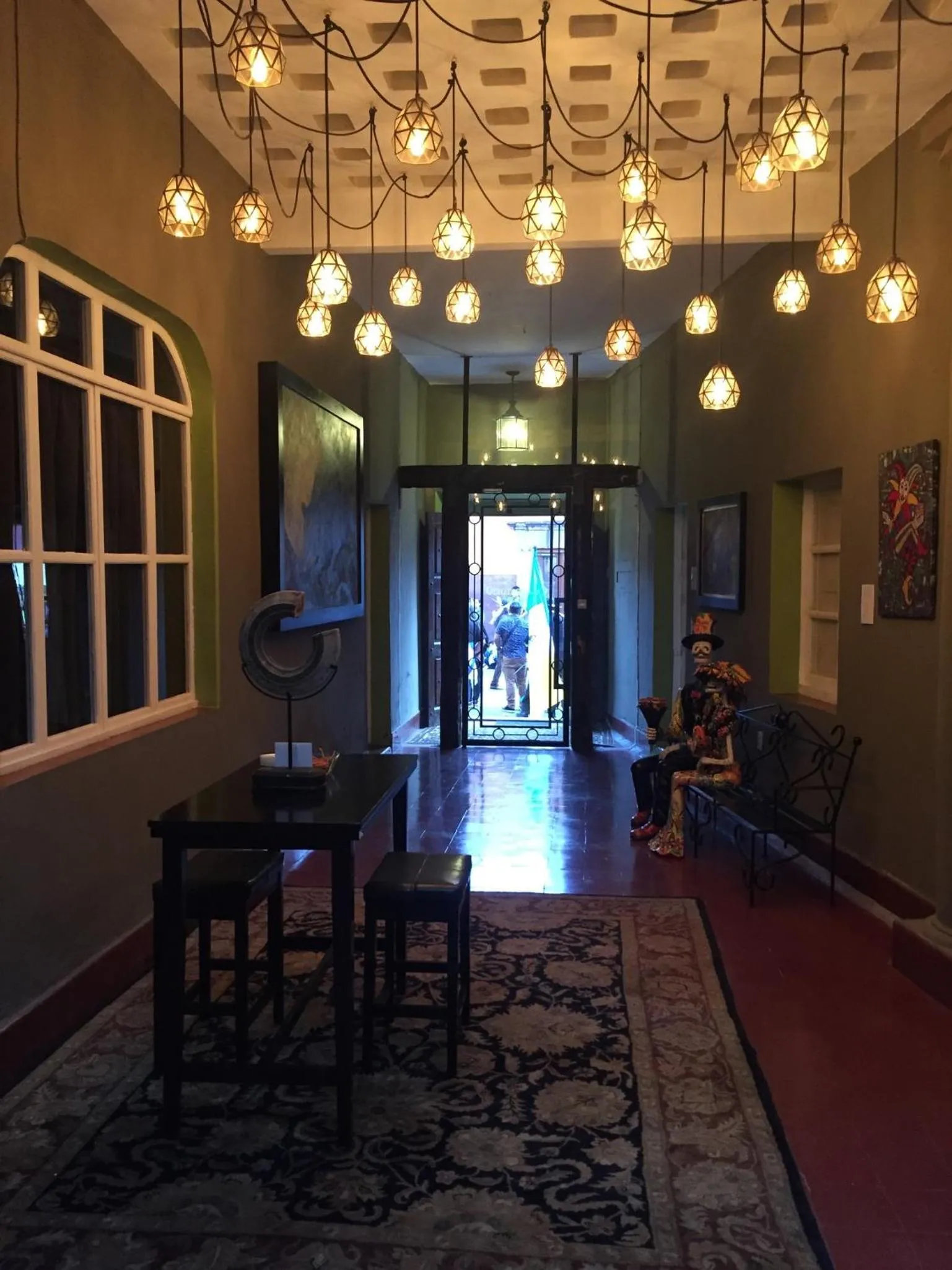 Lobby or reception in Hotel Galería