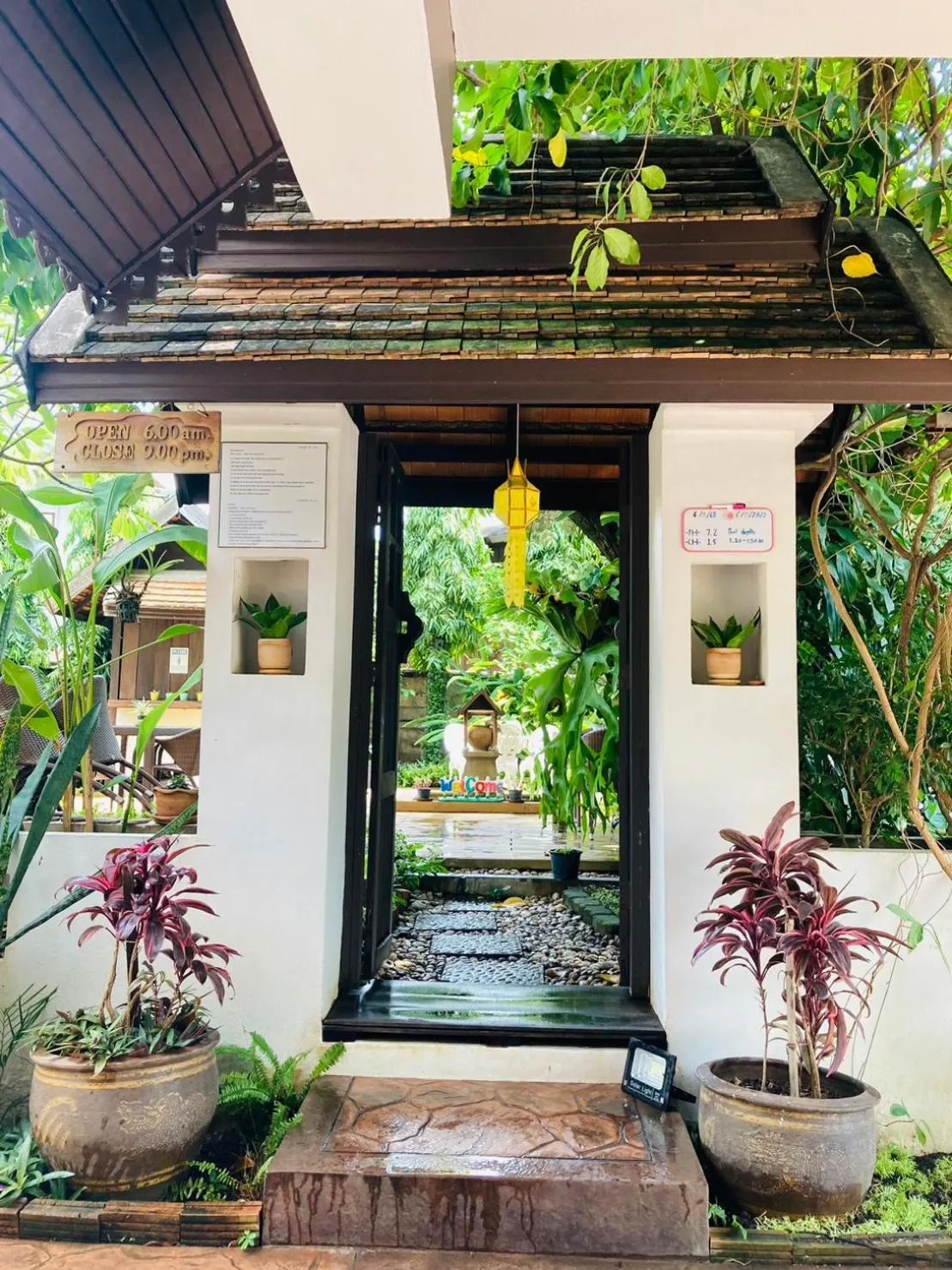 Garden in Wiriya House