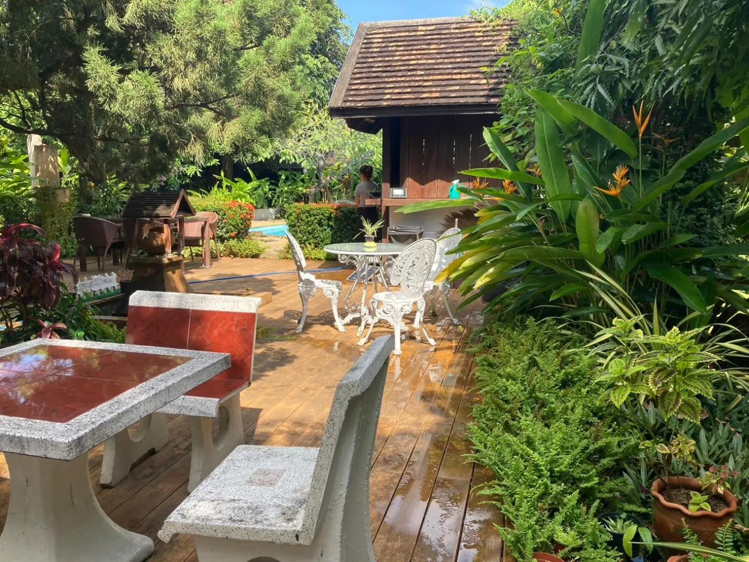 Garden in Wiriya House