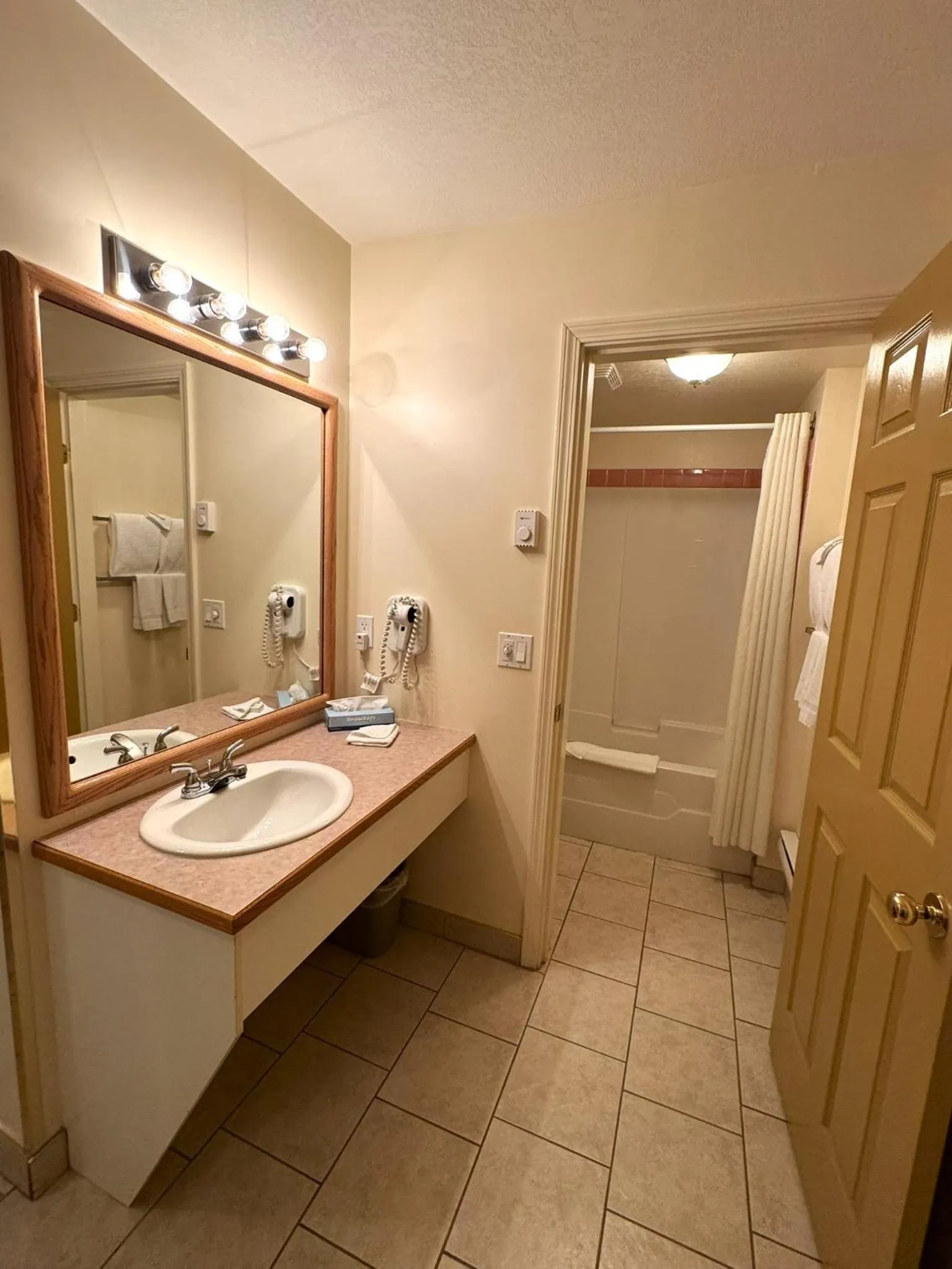 Shower in Western Budget Motel #3 Whitecourt