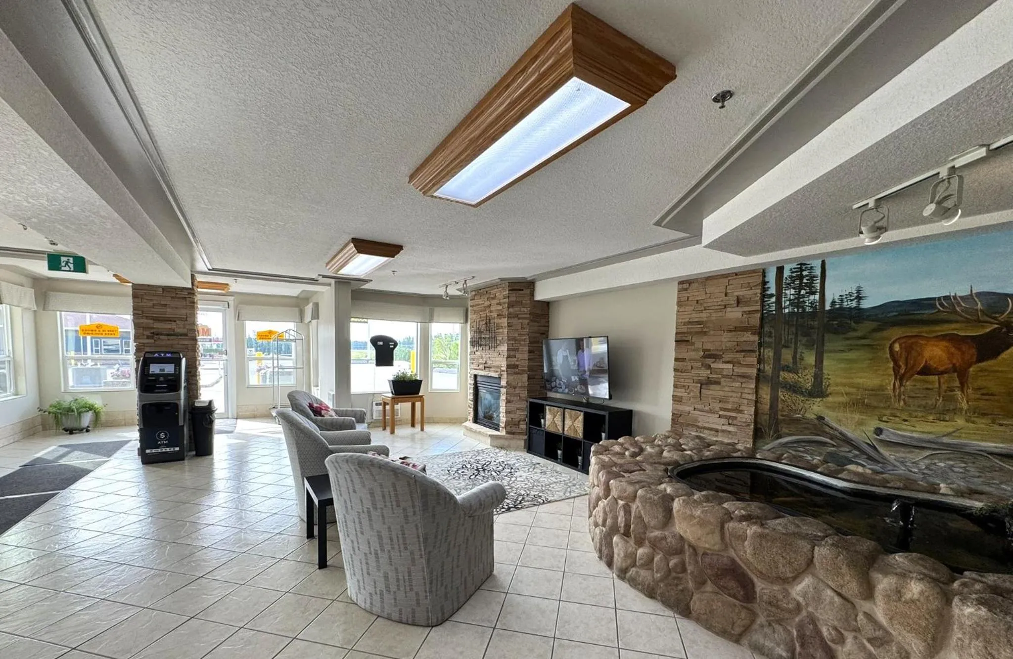 Lobby or reception in Western Budget Motel #3 Whitecourt