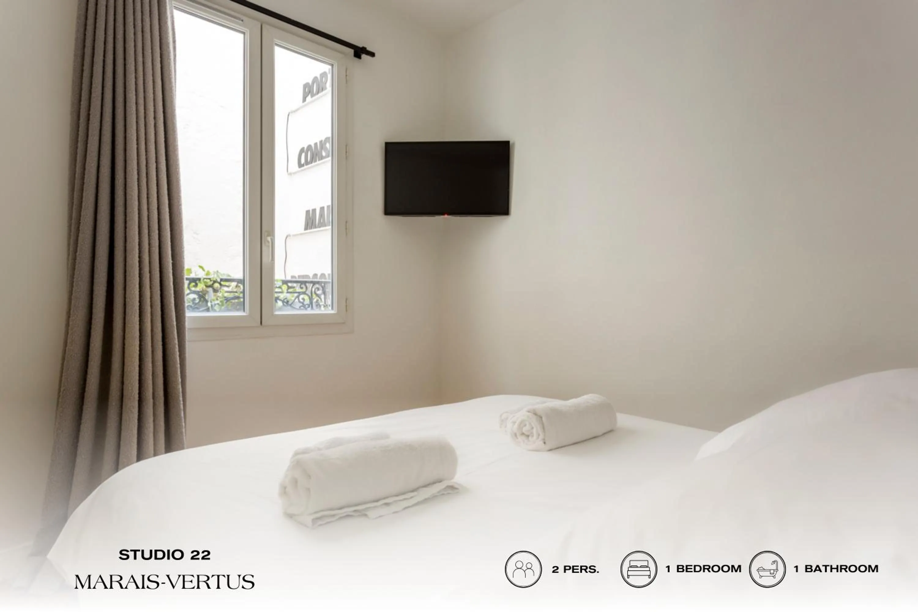 Bed in Beauquartier - Marais Vertus