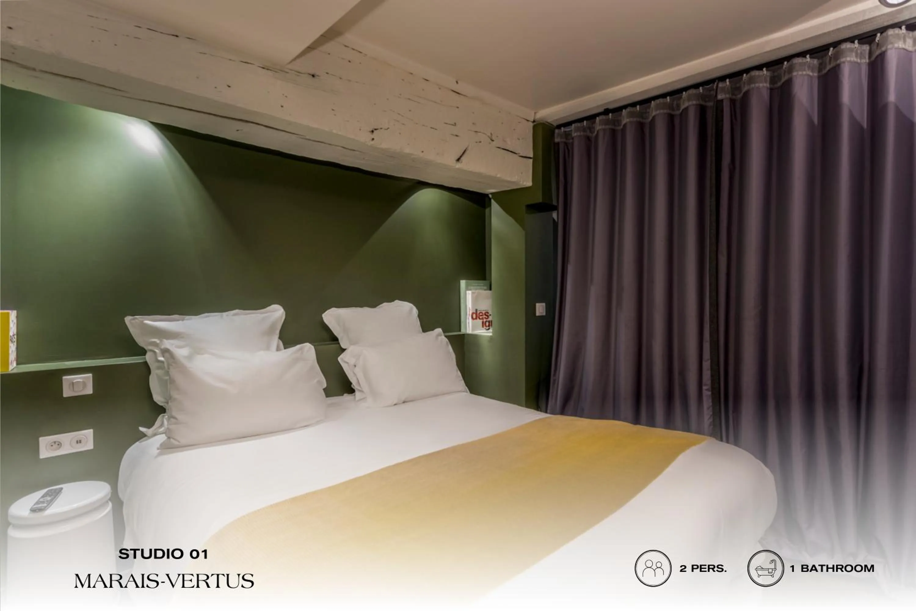 Bed in Beauquartier - Marais Vertus