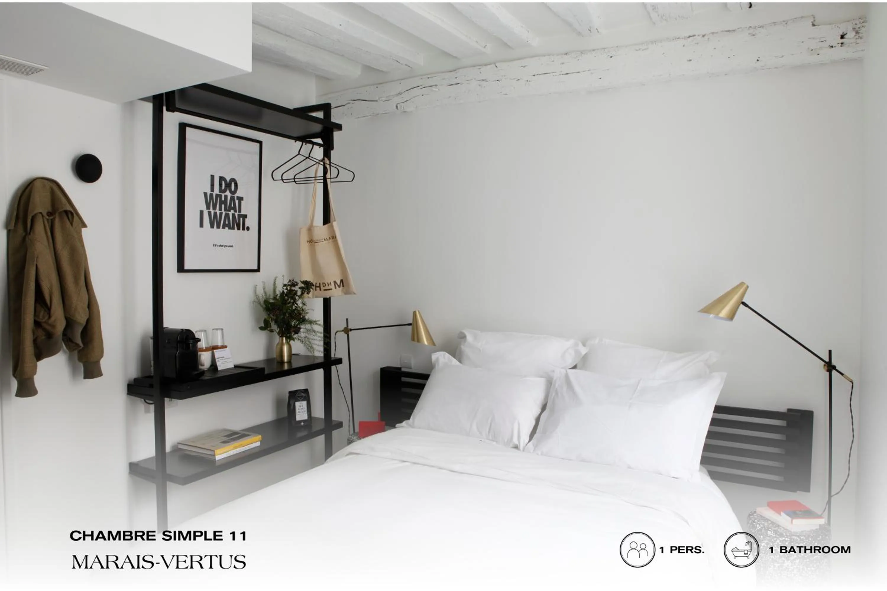 Bed in Beauquartier - Marais Vertus