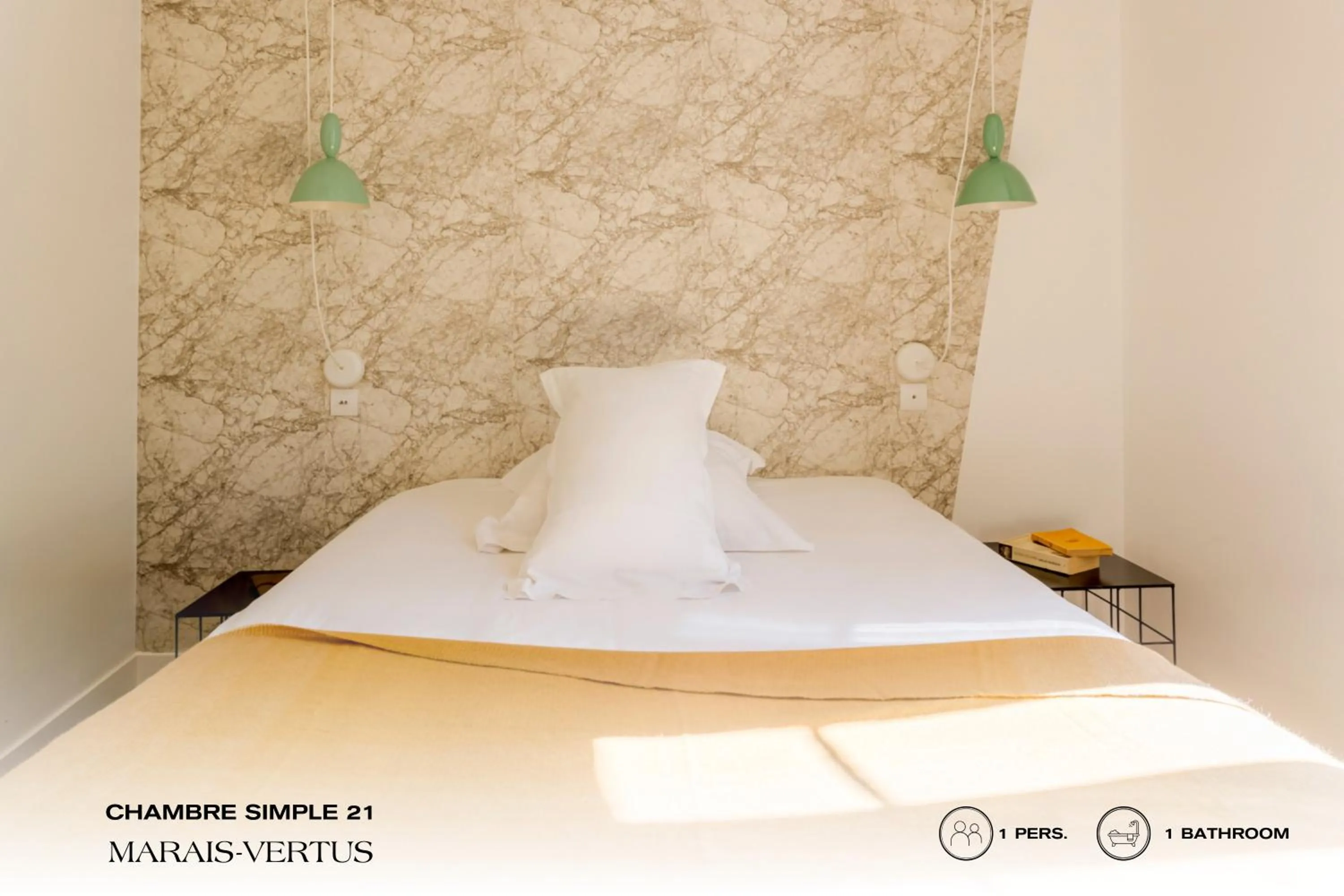 Bed in Beauquartier - Marais Vertus