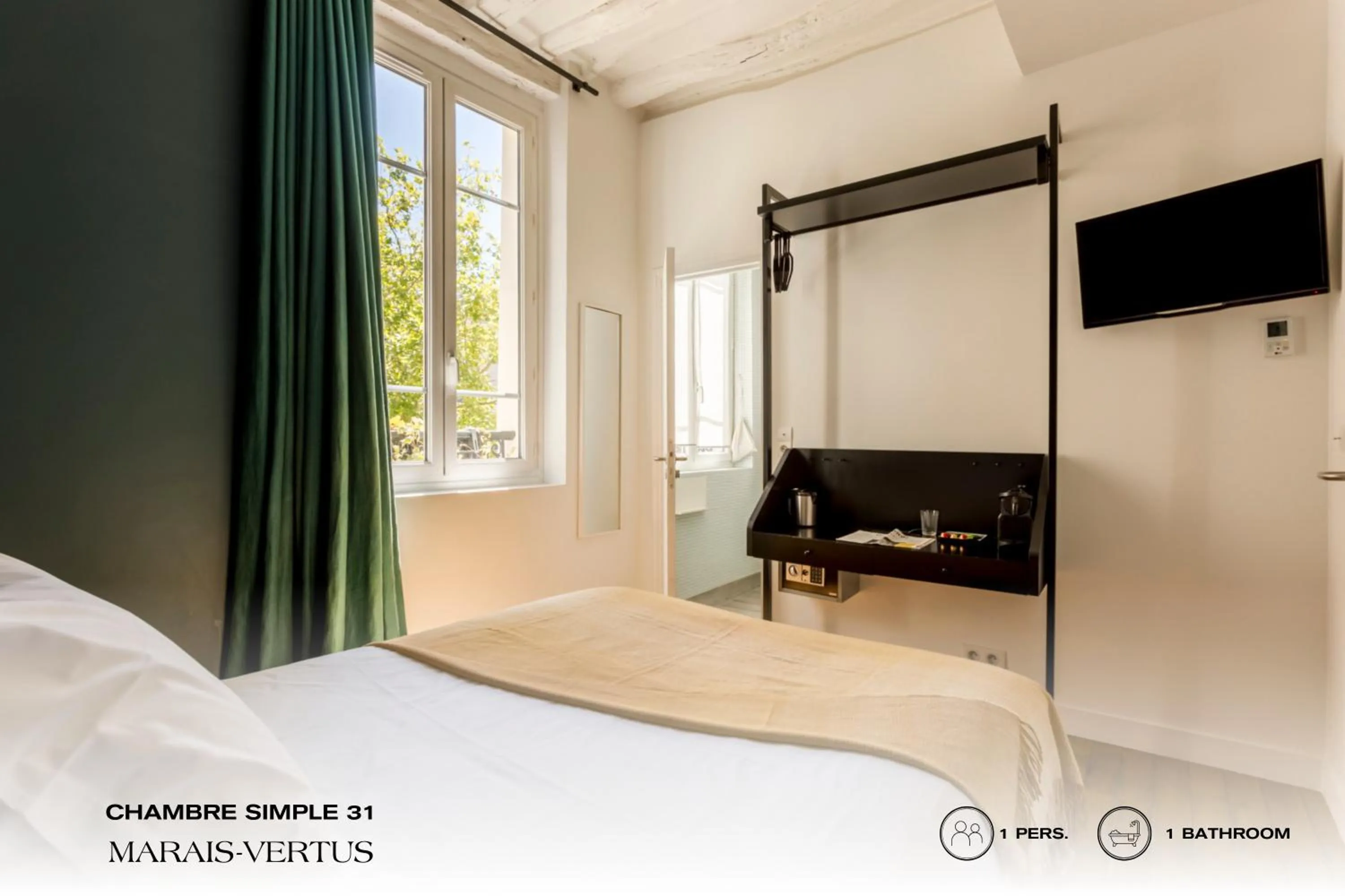 Bed in Beauquartier - Marais Vertus