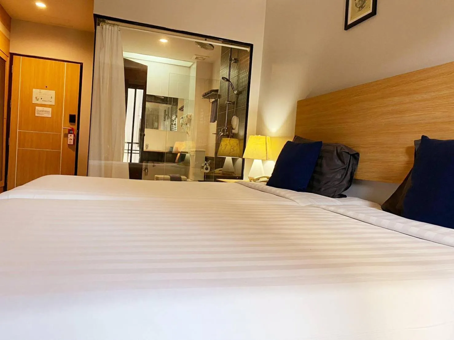 Bed in Vogue Pattaya Hotel