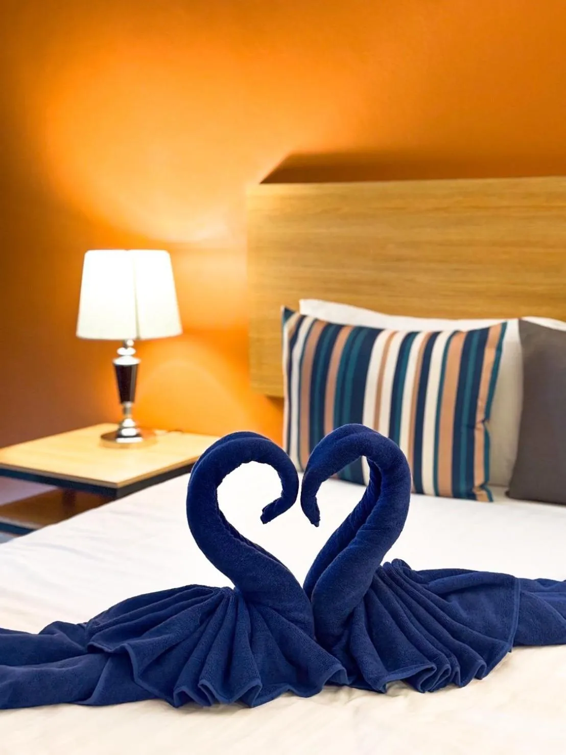 Bed in Vogue Pattaya Hotel