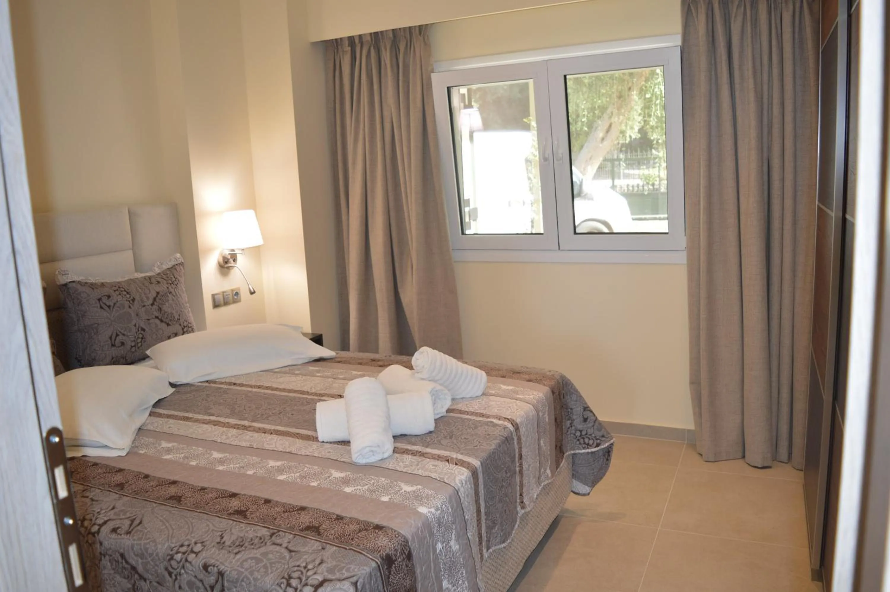 Bed in Glyfada Beach Hotel