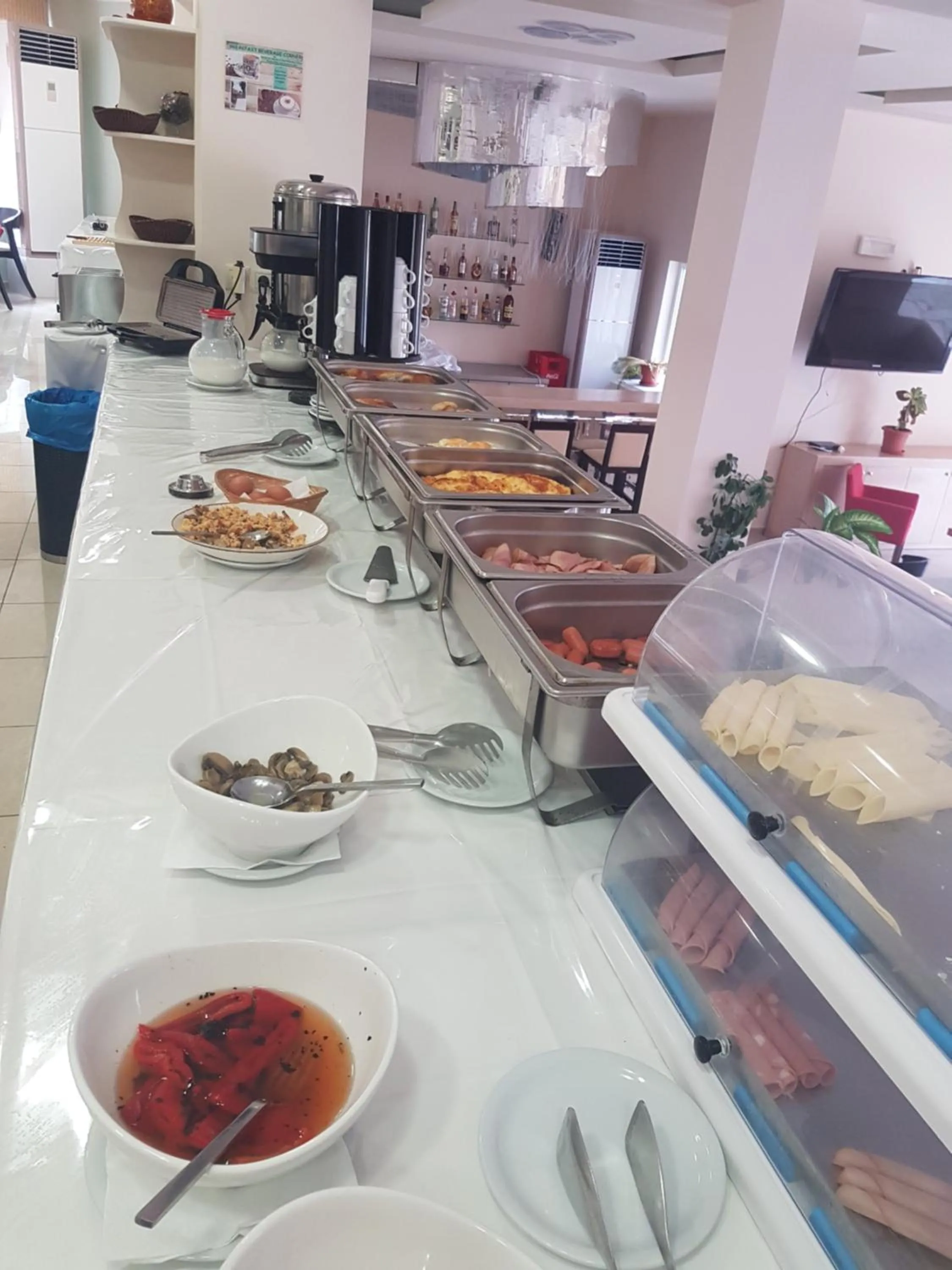 Buffet breakfast in Glyfada Beach Hotel