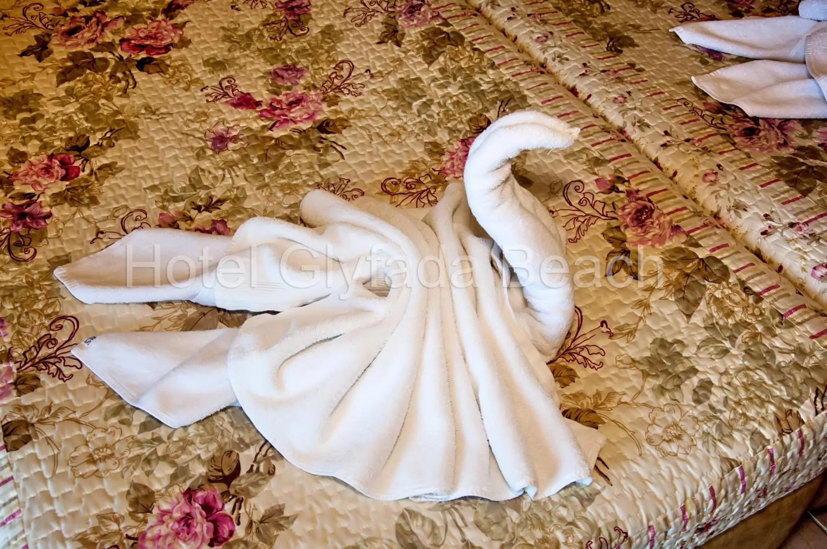 Bed in Glyfada Beach Hotel