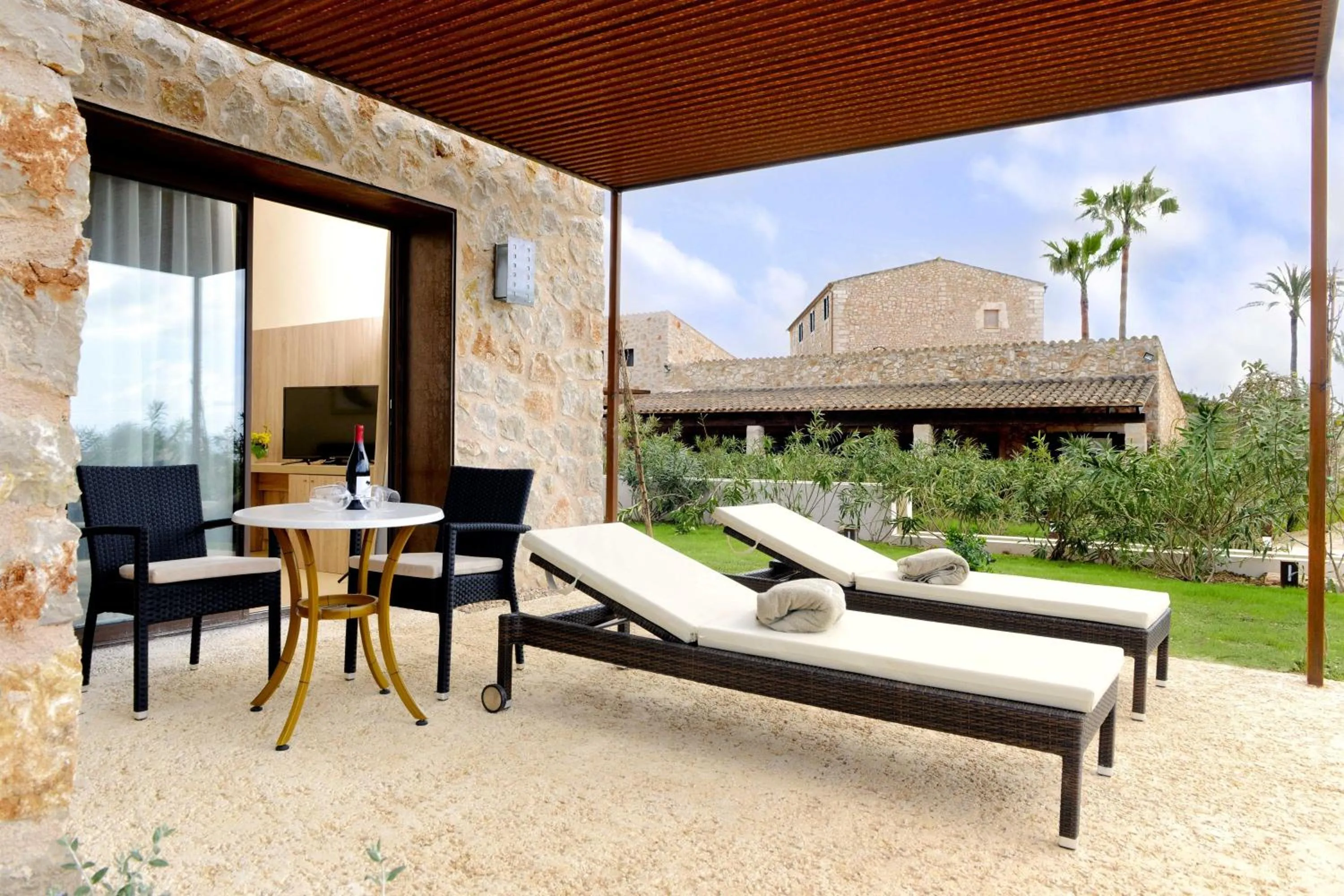 Bedroom in Hotel Son Trobat Wellness & Spa