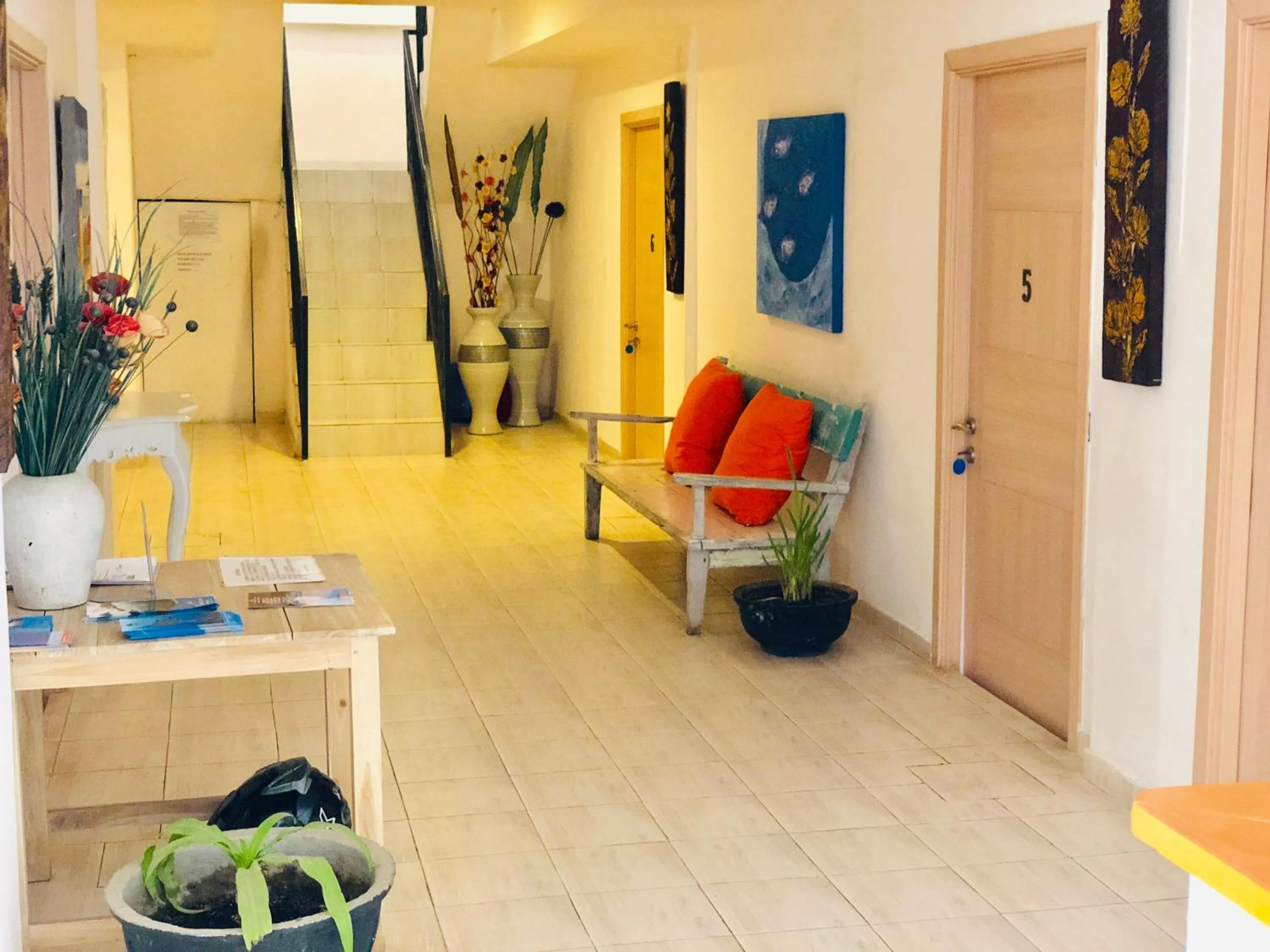 Lobby or reception in Blue Ocean Hotel