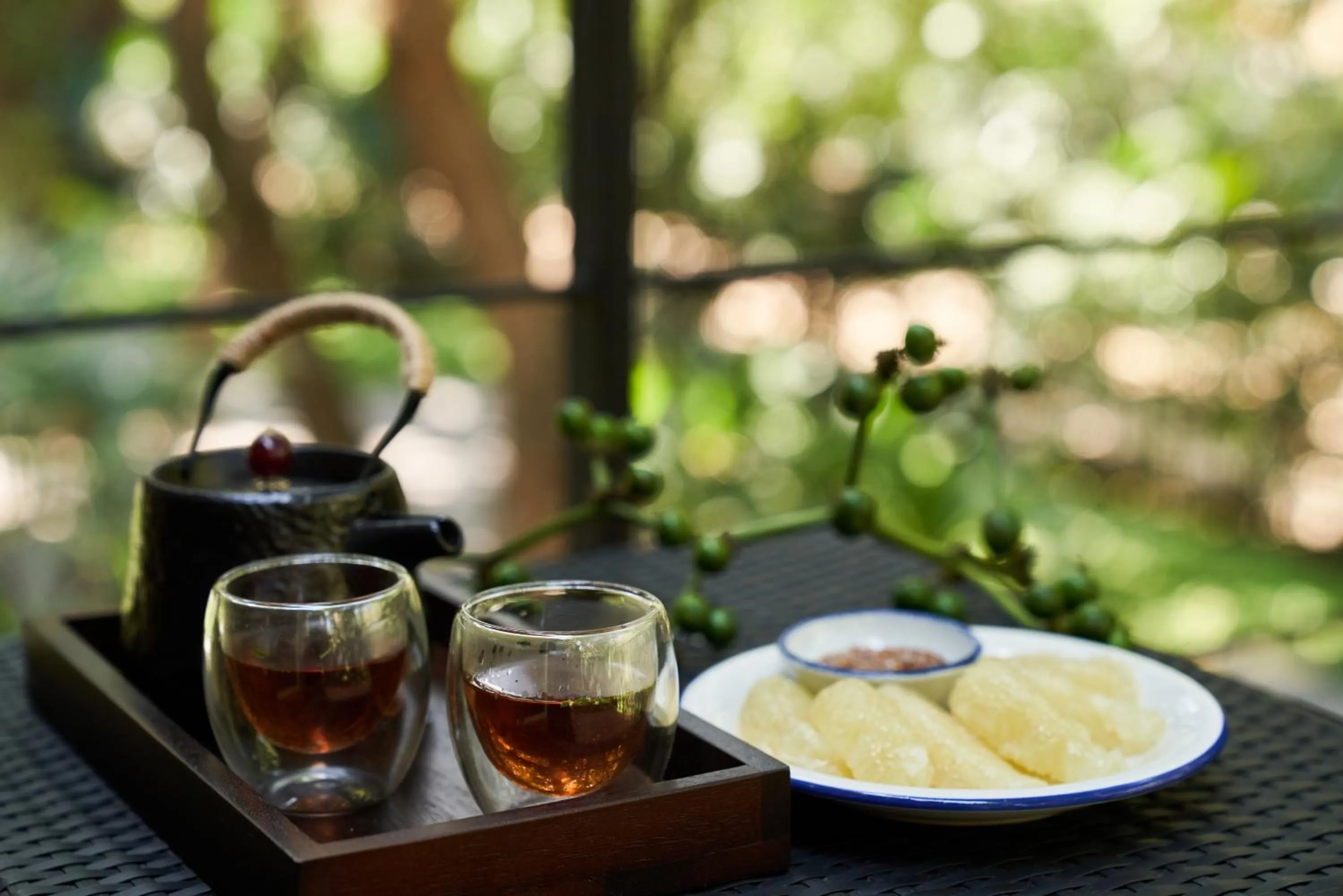 Food close-up in Kaomai Lanna Resort