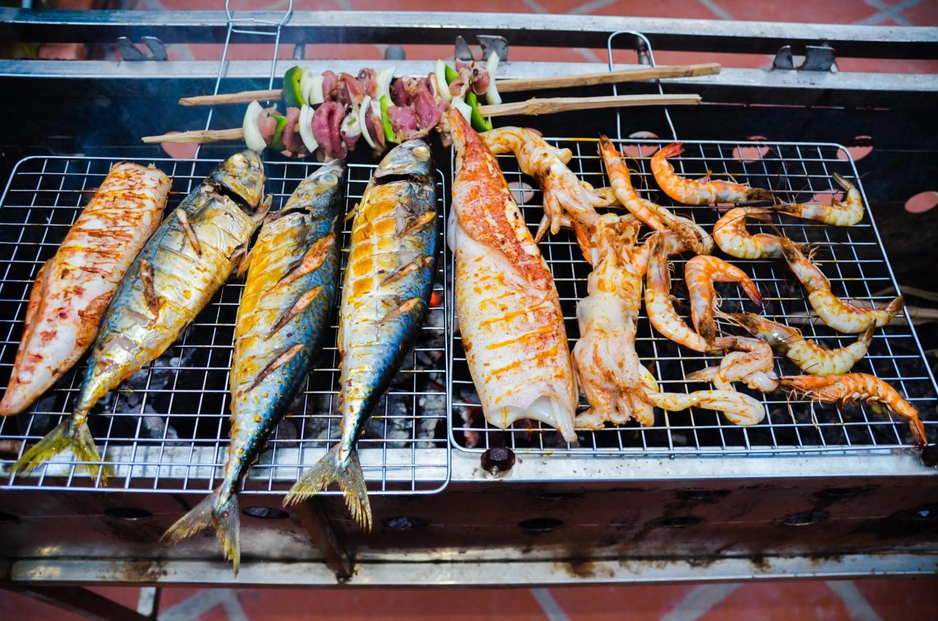 BBQ facilities in Coco Bungalows Hoi An