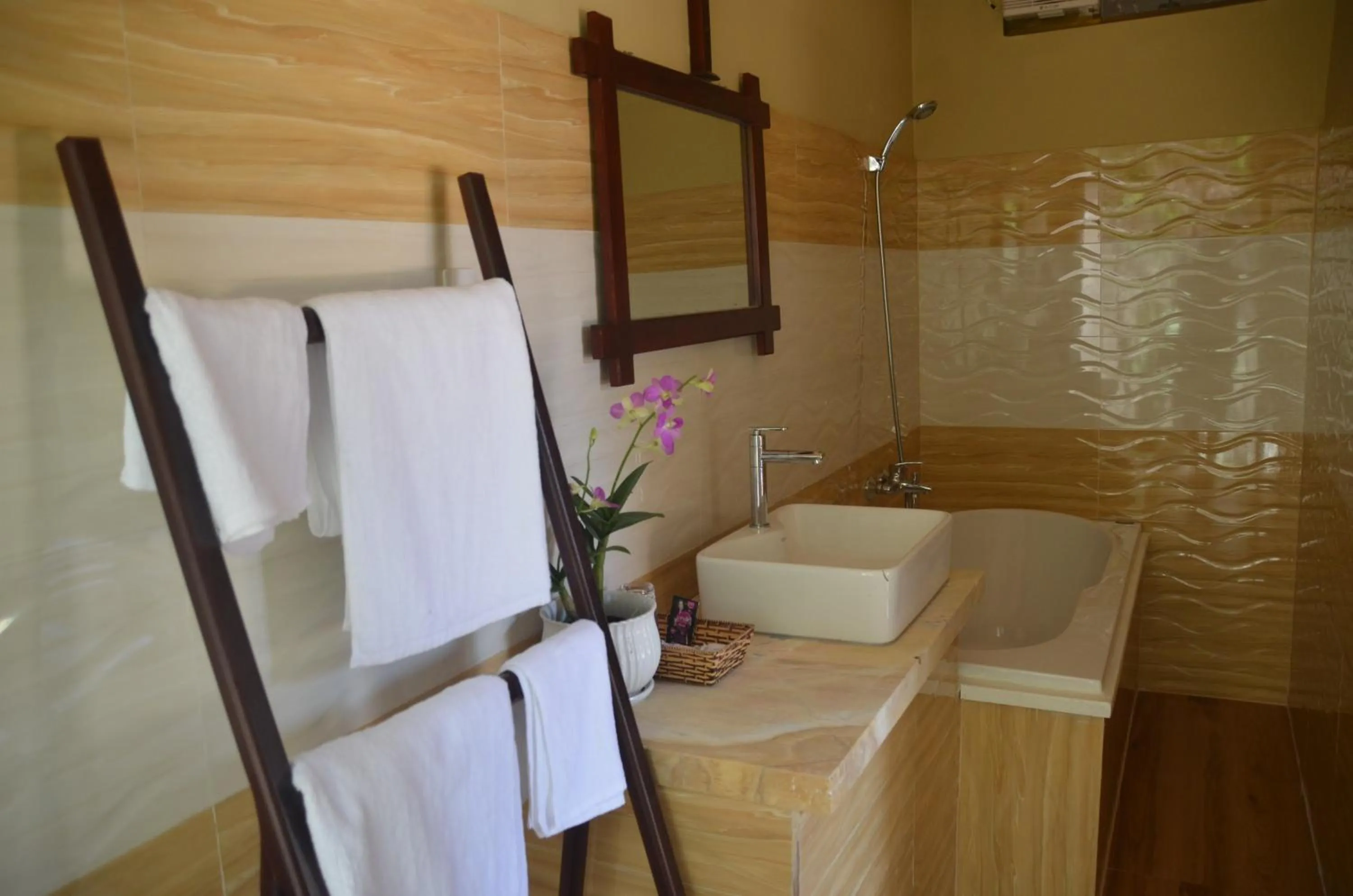 Bathroom in Coco Bungalows Hoi An