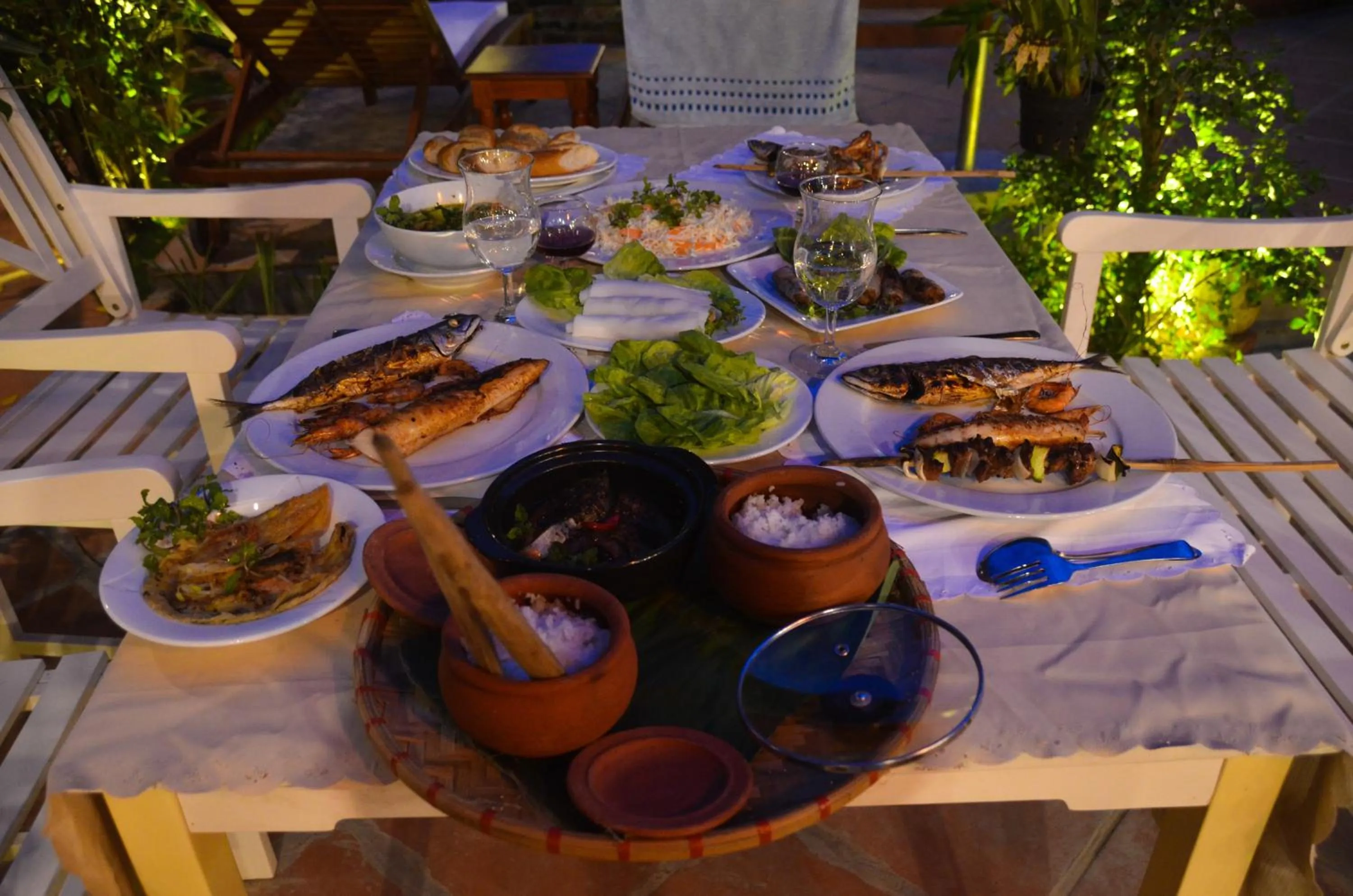 Dinner in Coco Bungalows Hoi An