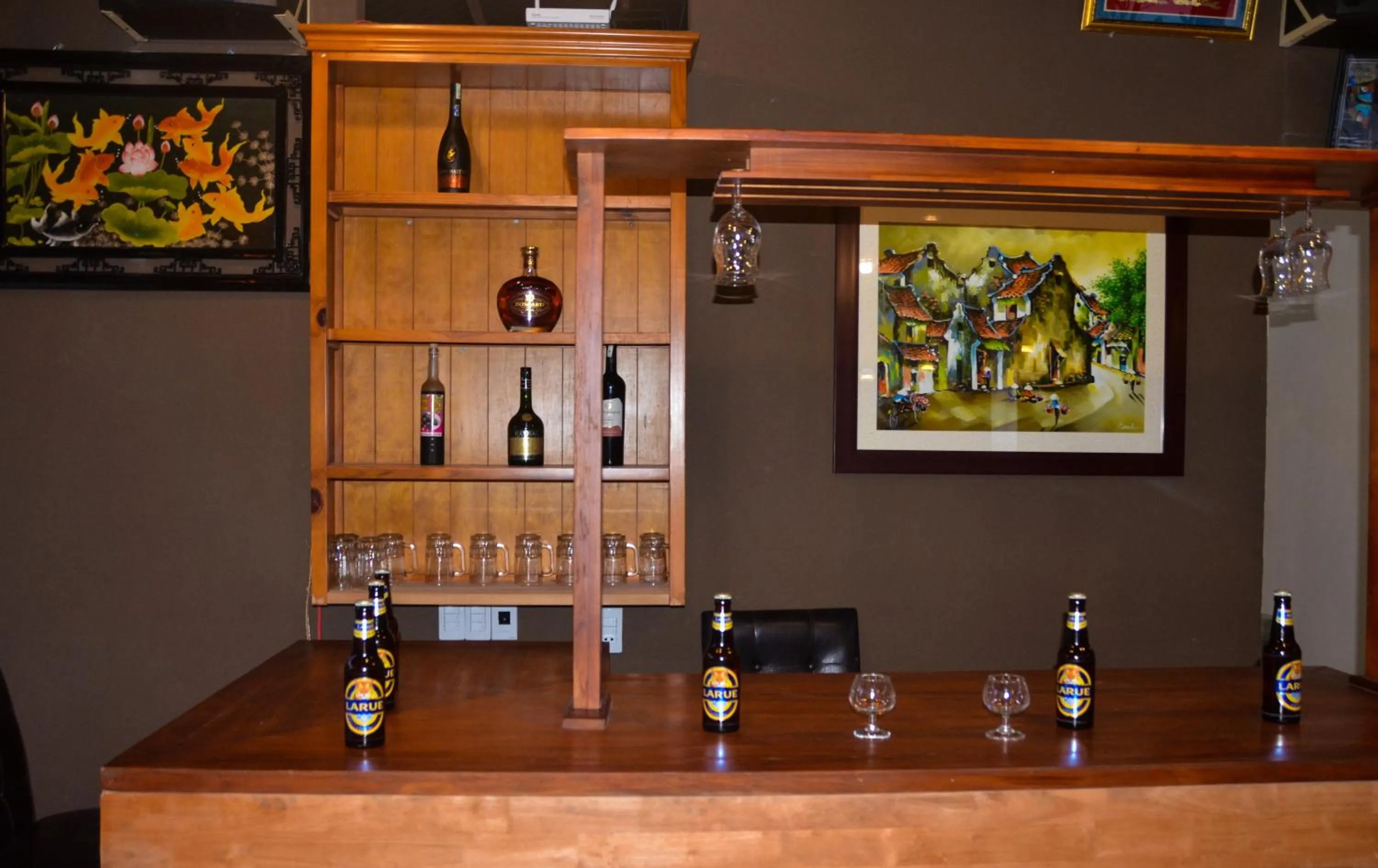 Alcoholic drinks in Coco Bungalows Hoi An