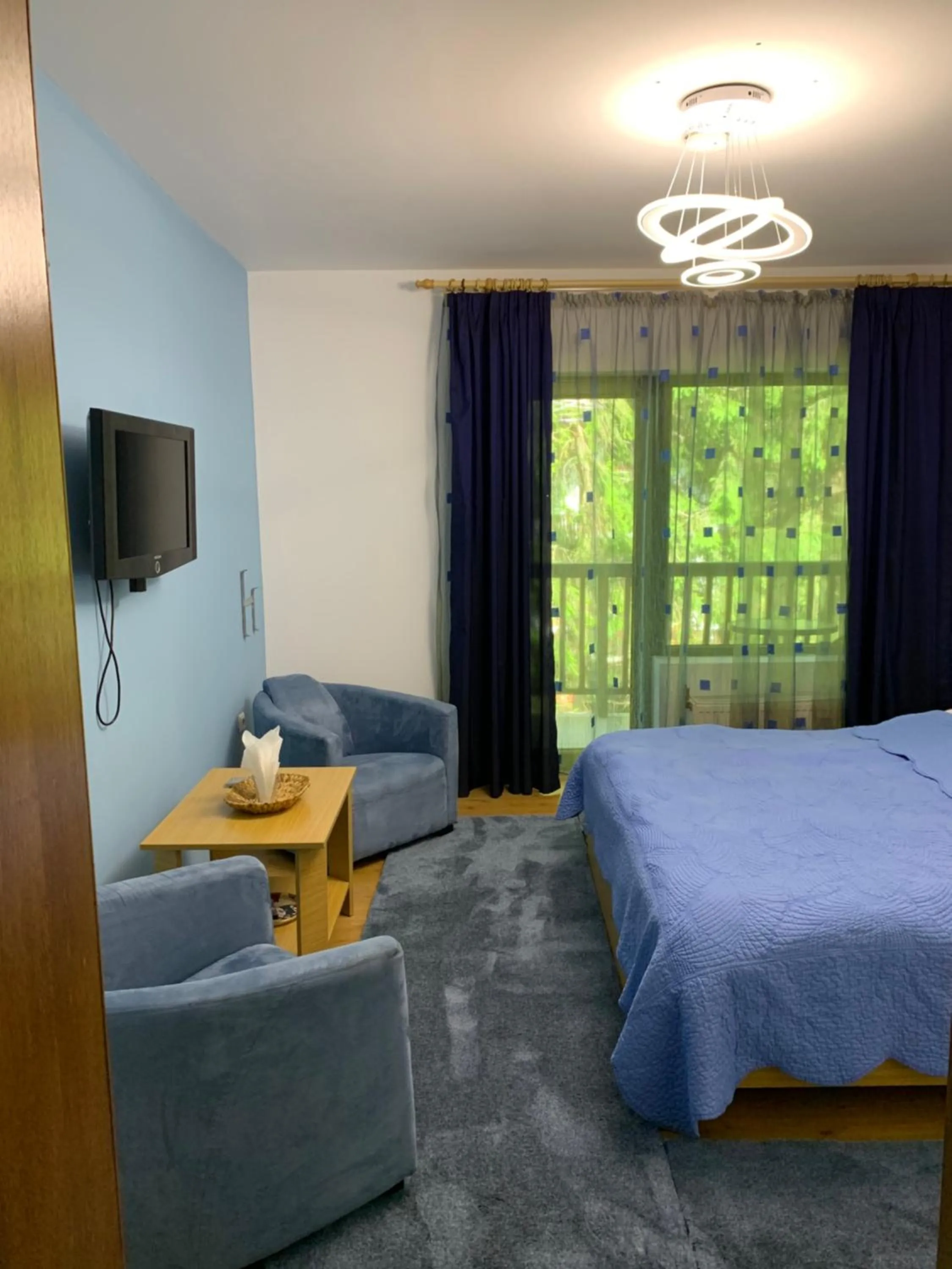 Bed in Pensiunea Mario