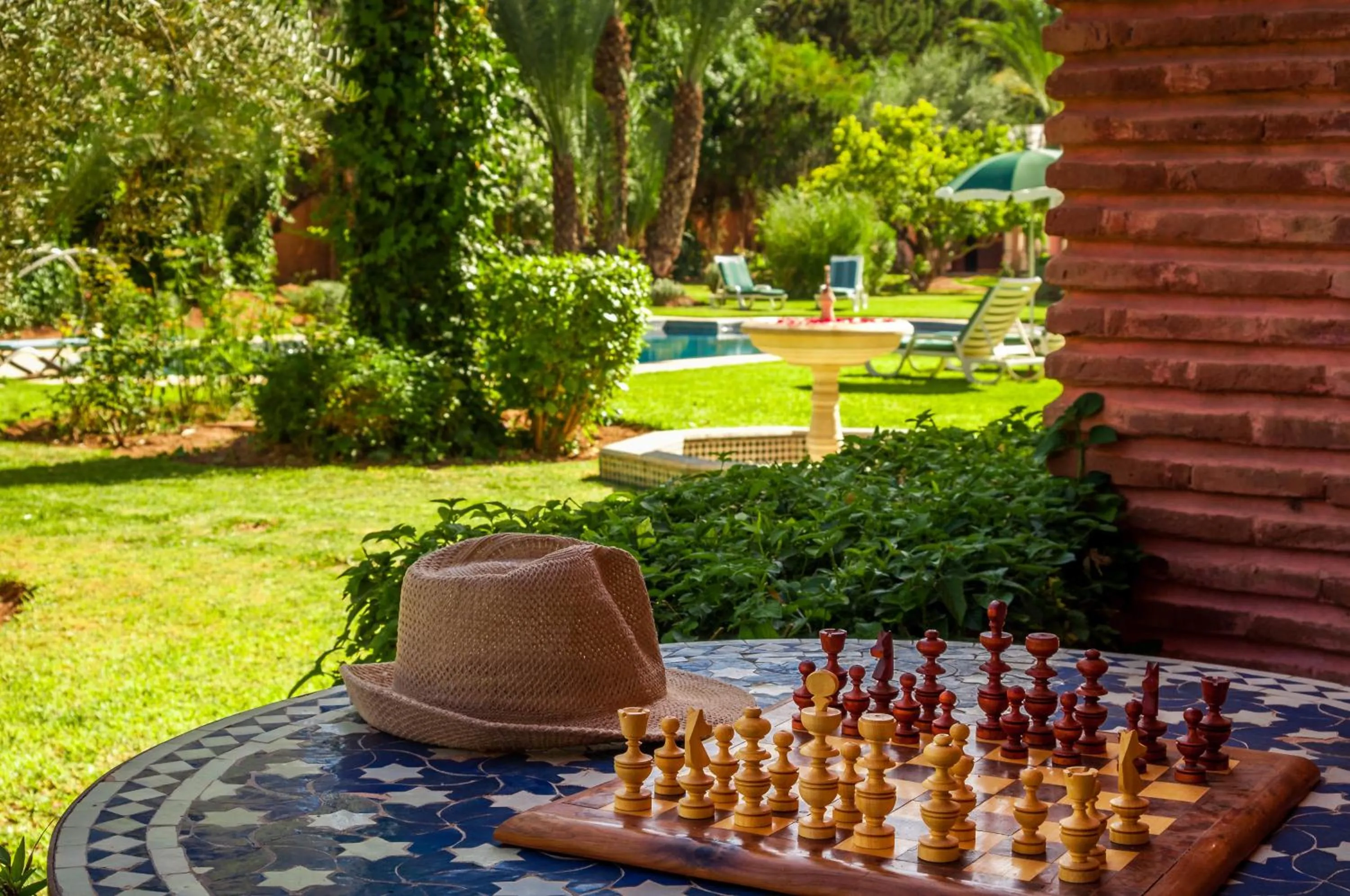 Bedroom in Villa Des 3 Golfs