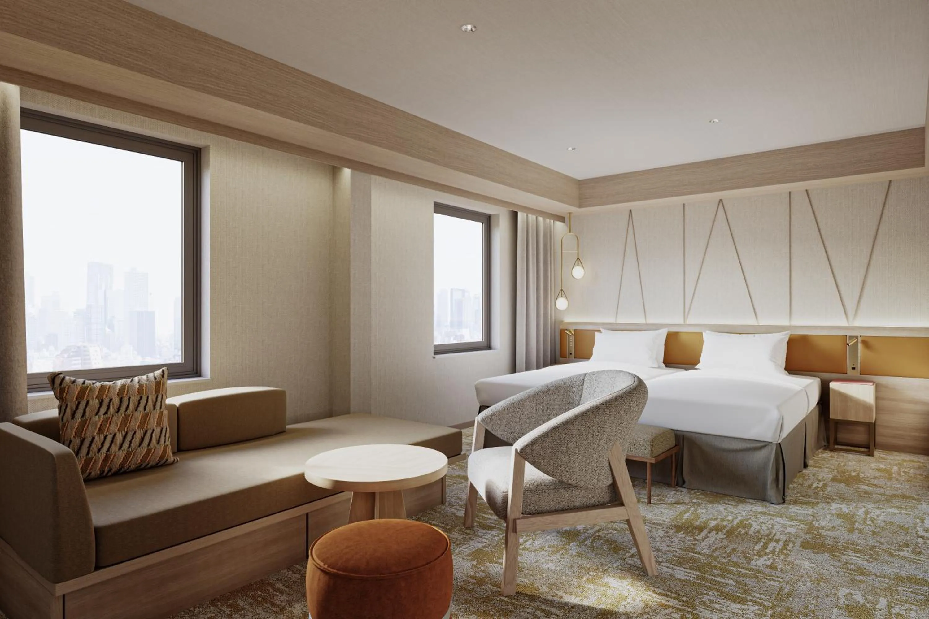 Bed in Mitsui Garden Hotel Sapporo