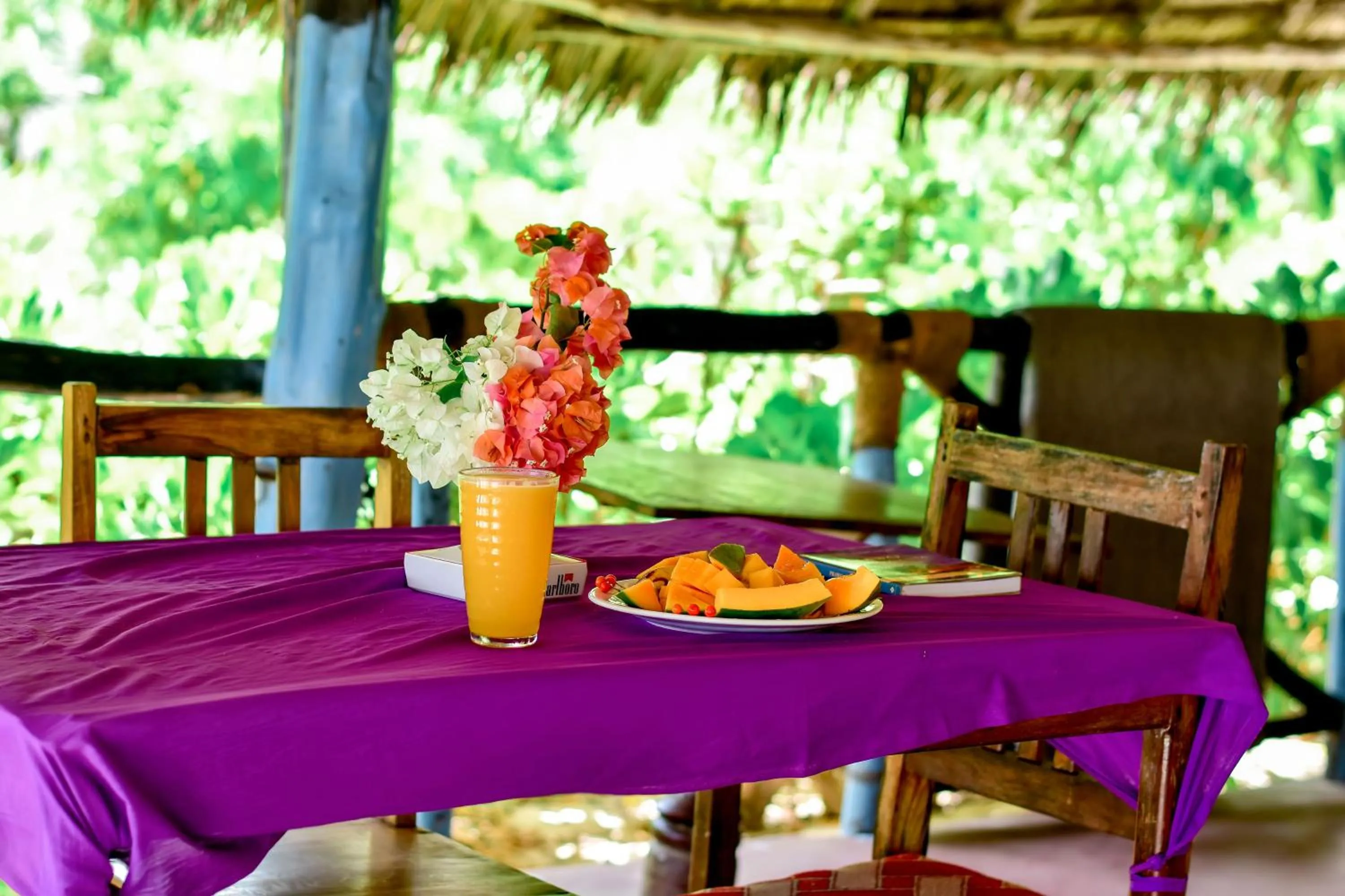 Food and drinks in Blue Earth Beach Bungalow