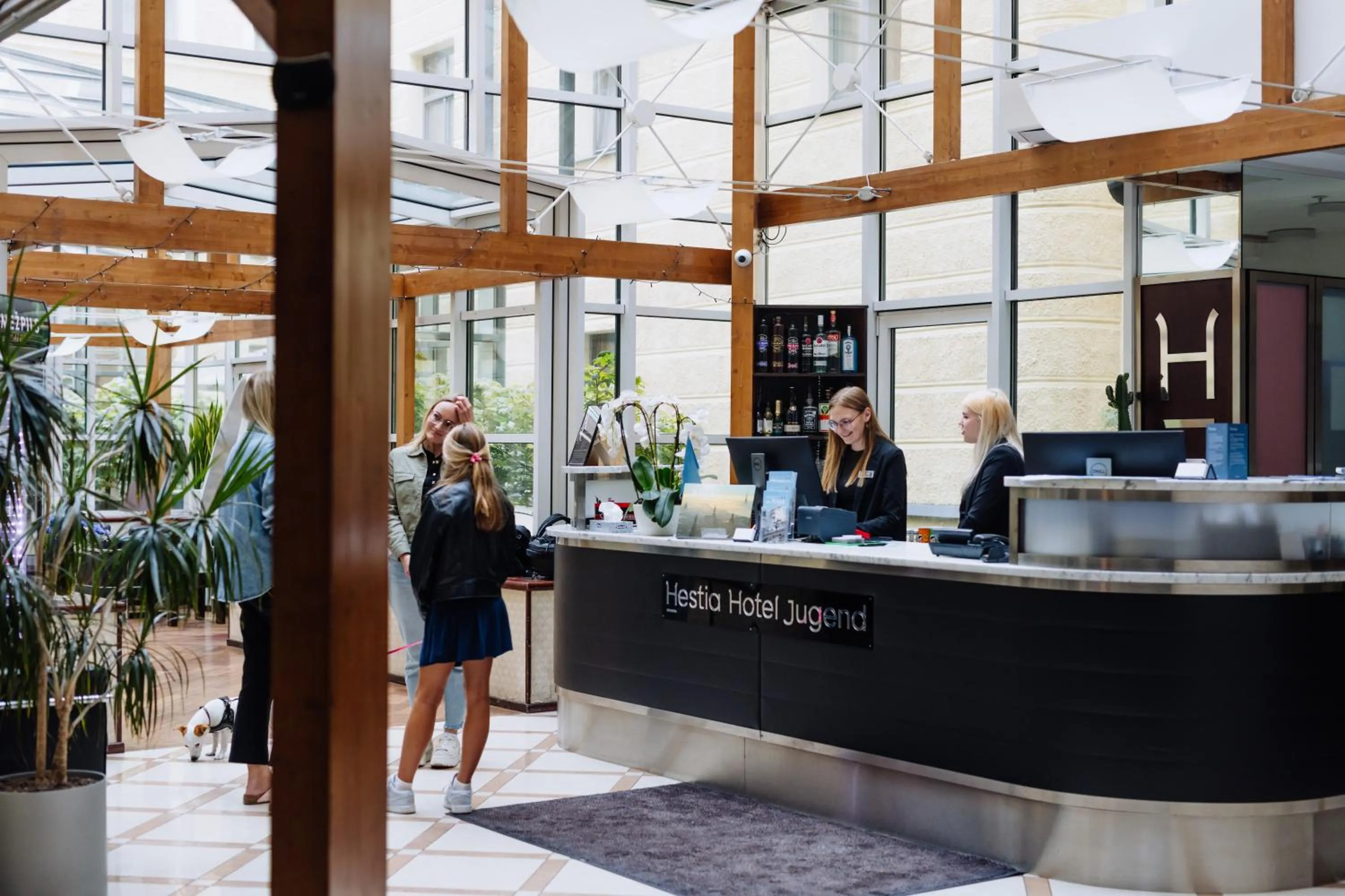 Lobby or reception in Hestia Hotel Jugend