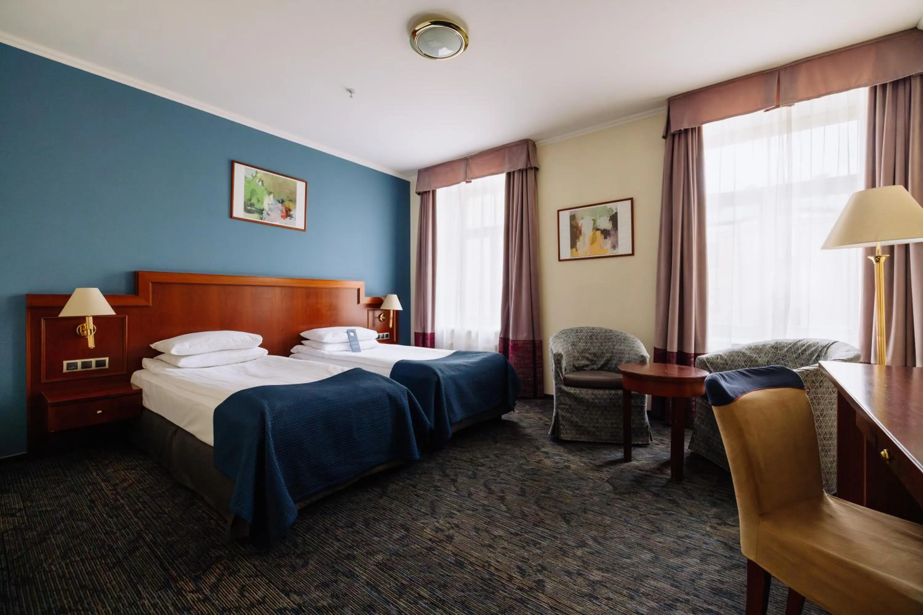 Bedroom, Bed in Hestia Hotel Jugend