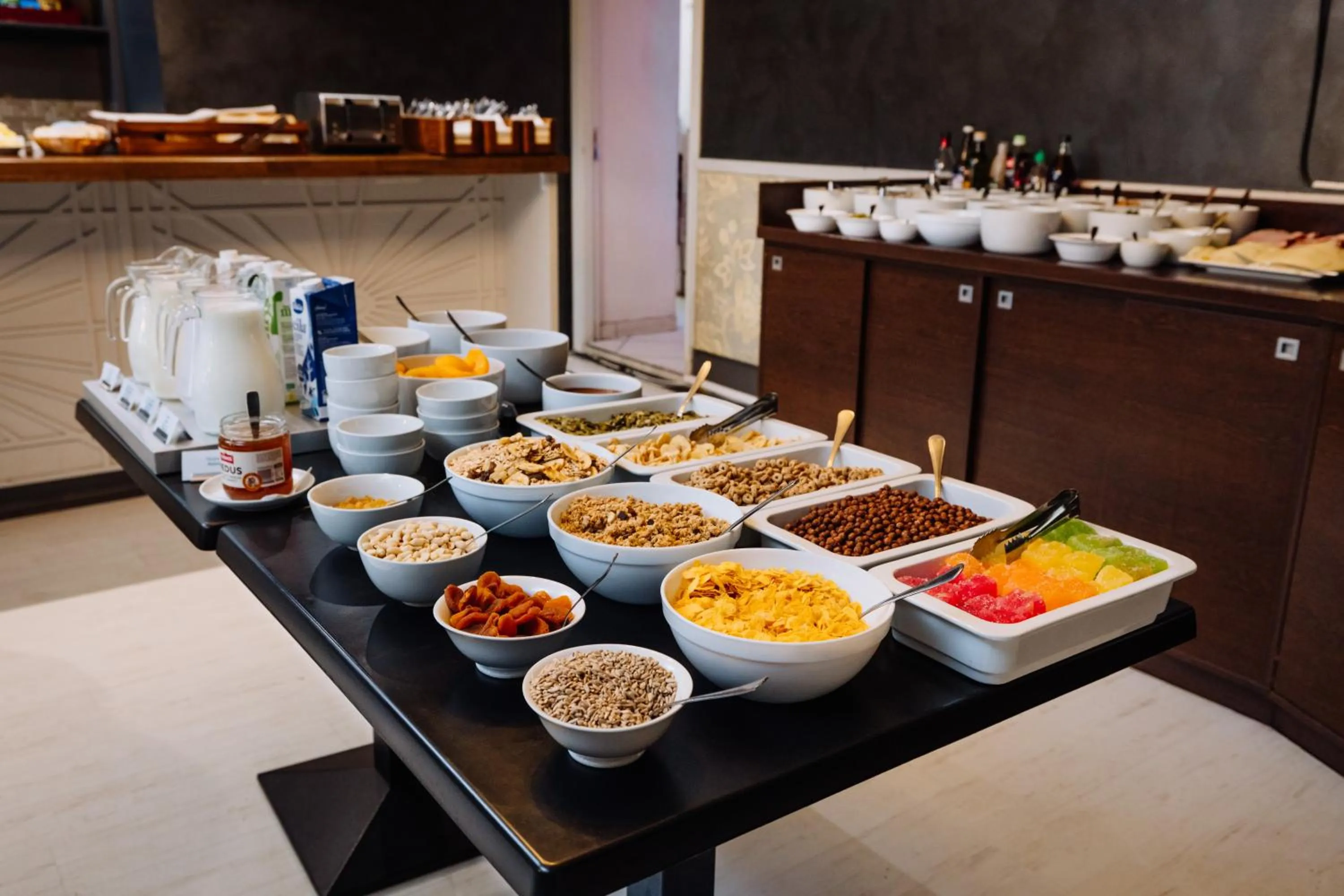 Buffet breakfast in Hestia Hotel Jugend