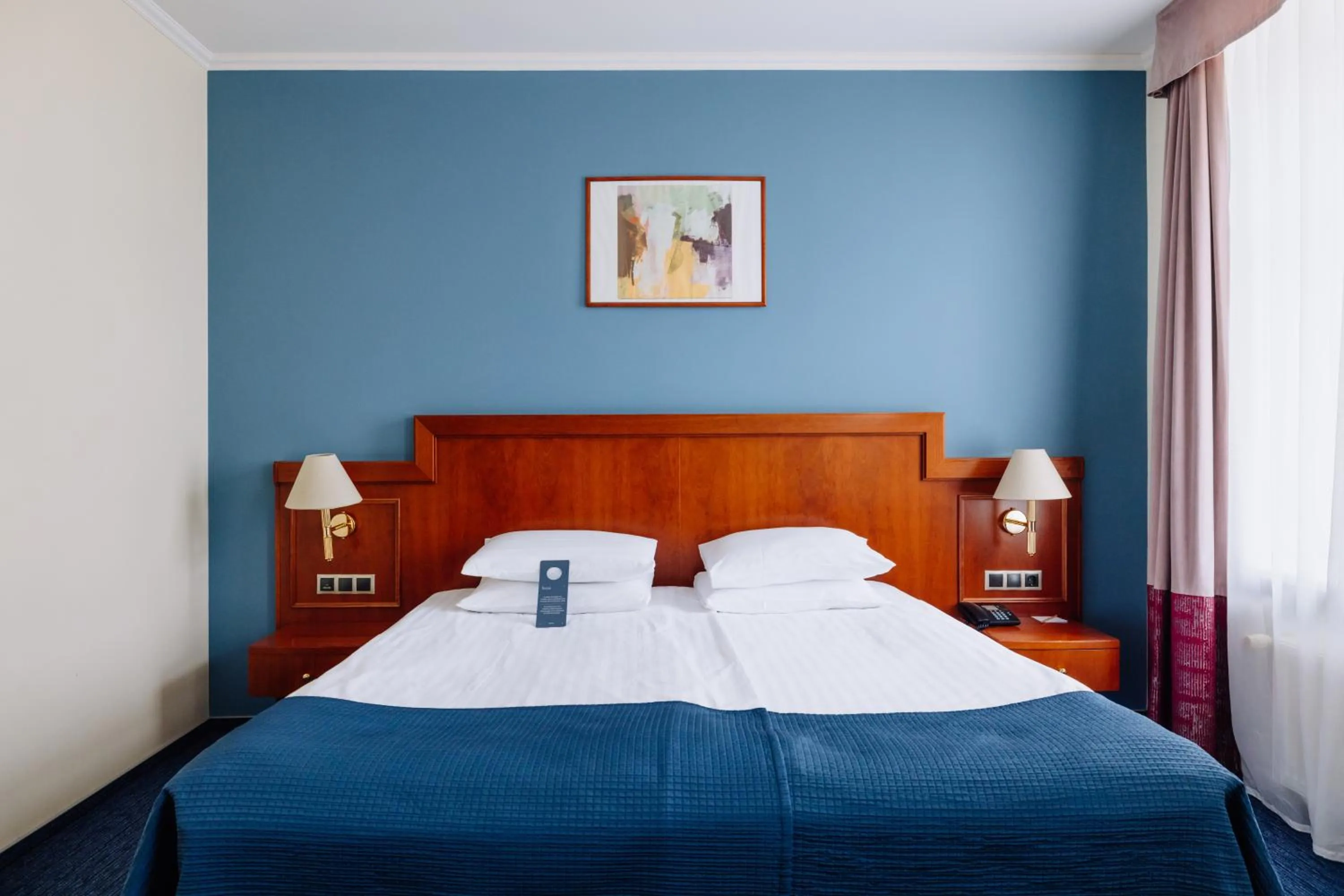 Bedroom, Bed in Hestia Hotel Jugend