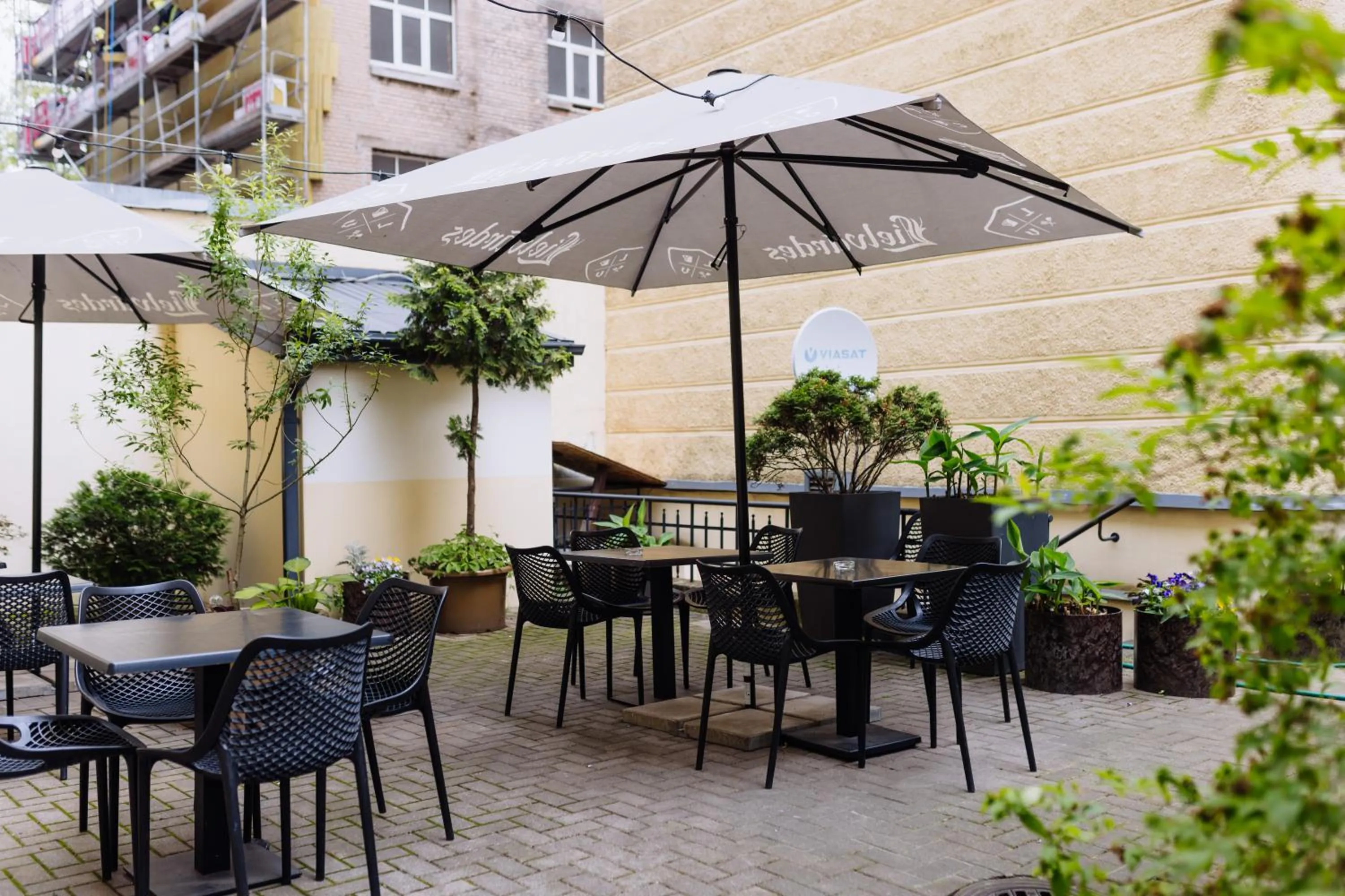 Patio in Hestia Hotel Jugend
