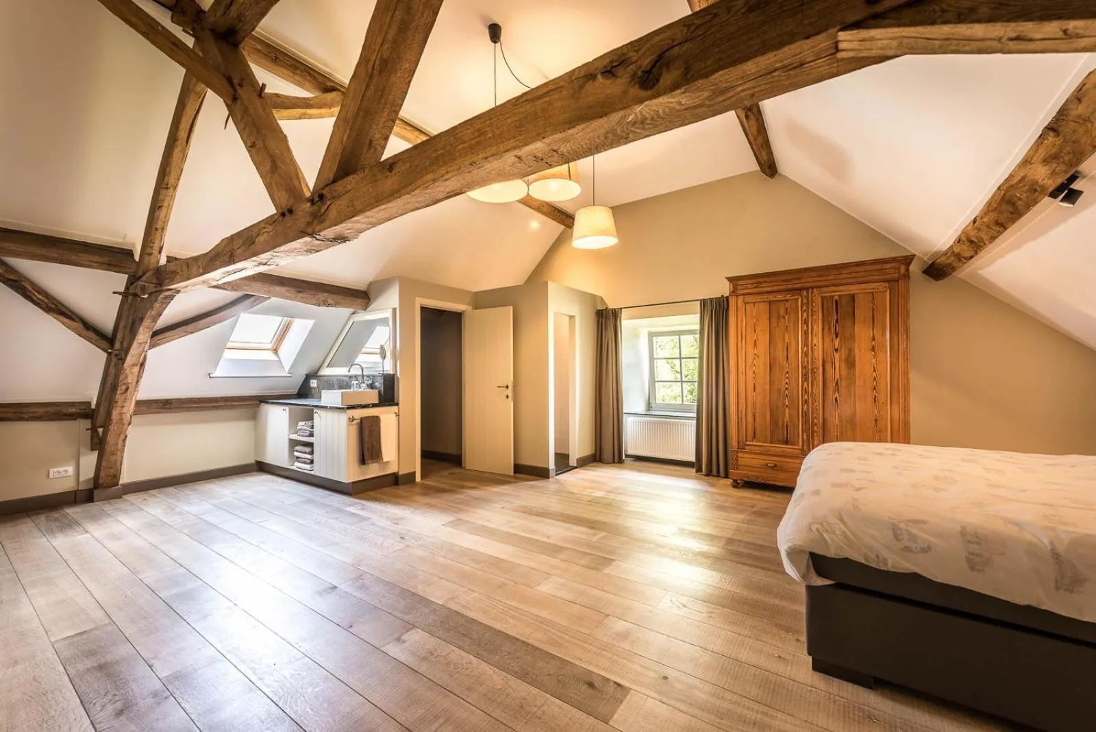 Bedroom, Bed in B&B Haut Brûly