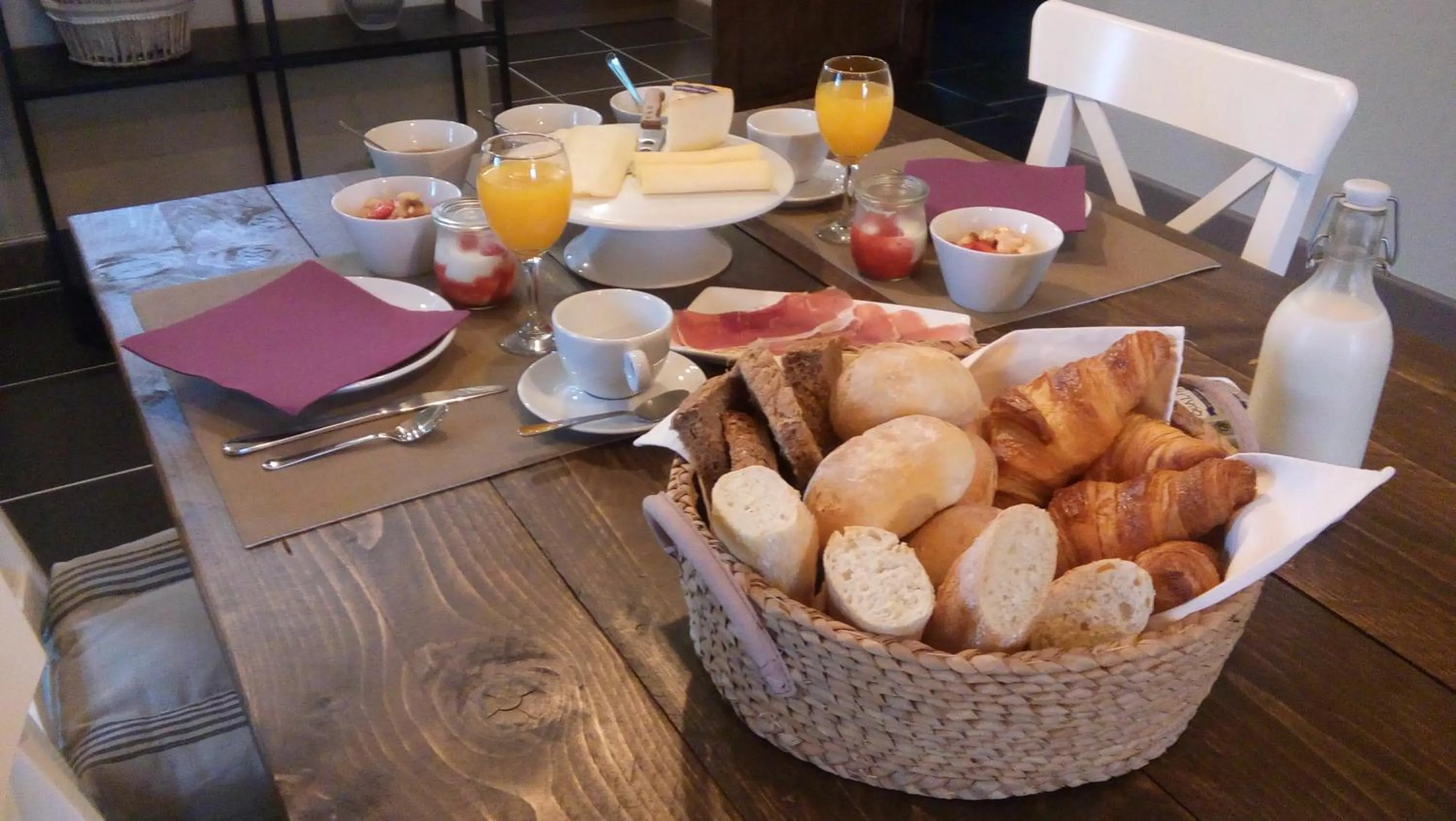 Breakfast in B&B Haut Brûly