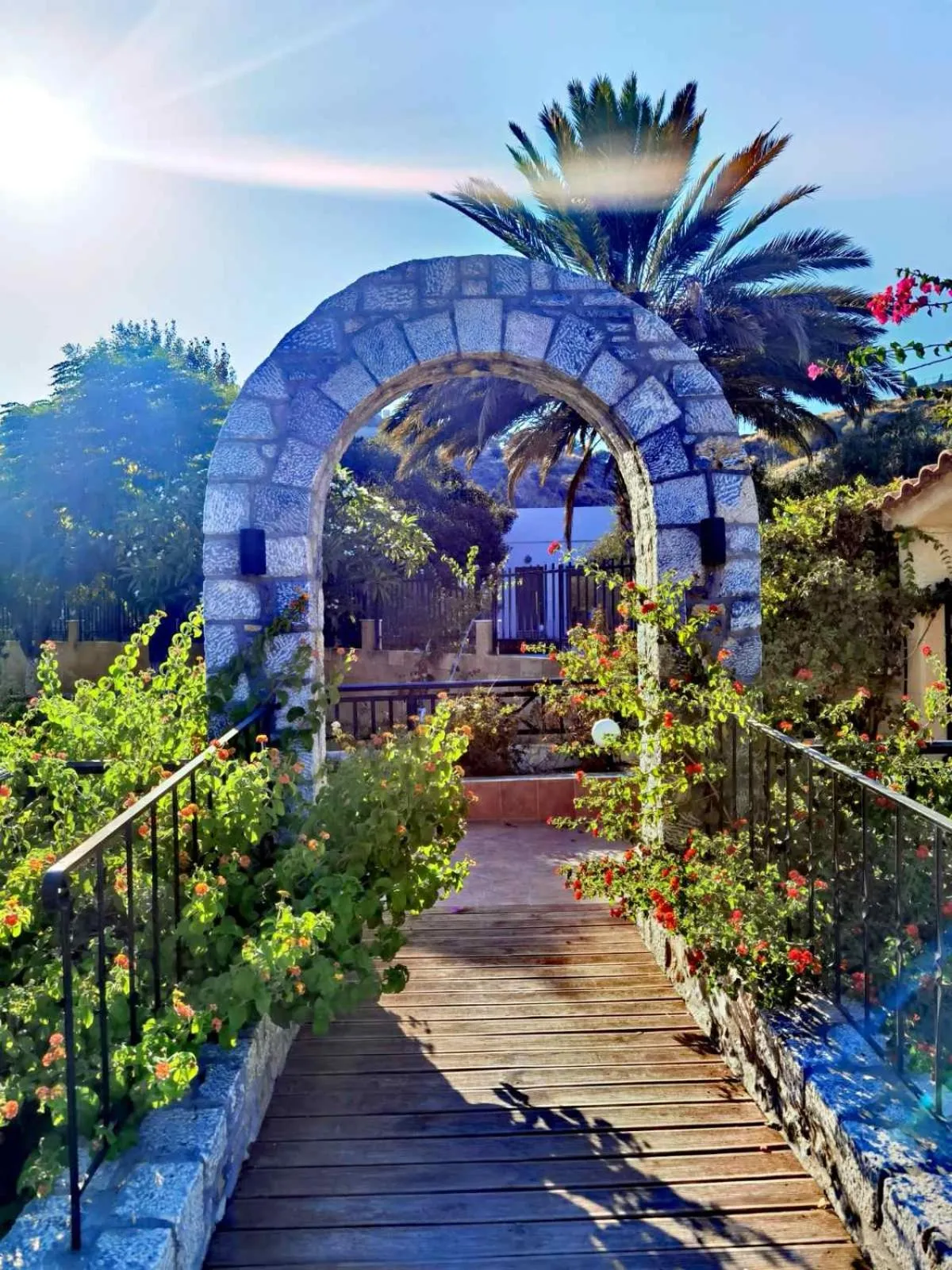 Garden in Vlycha Beach Apartments