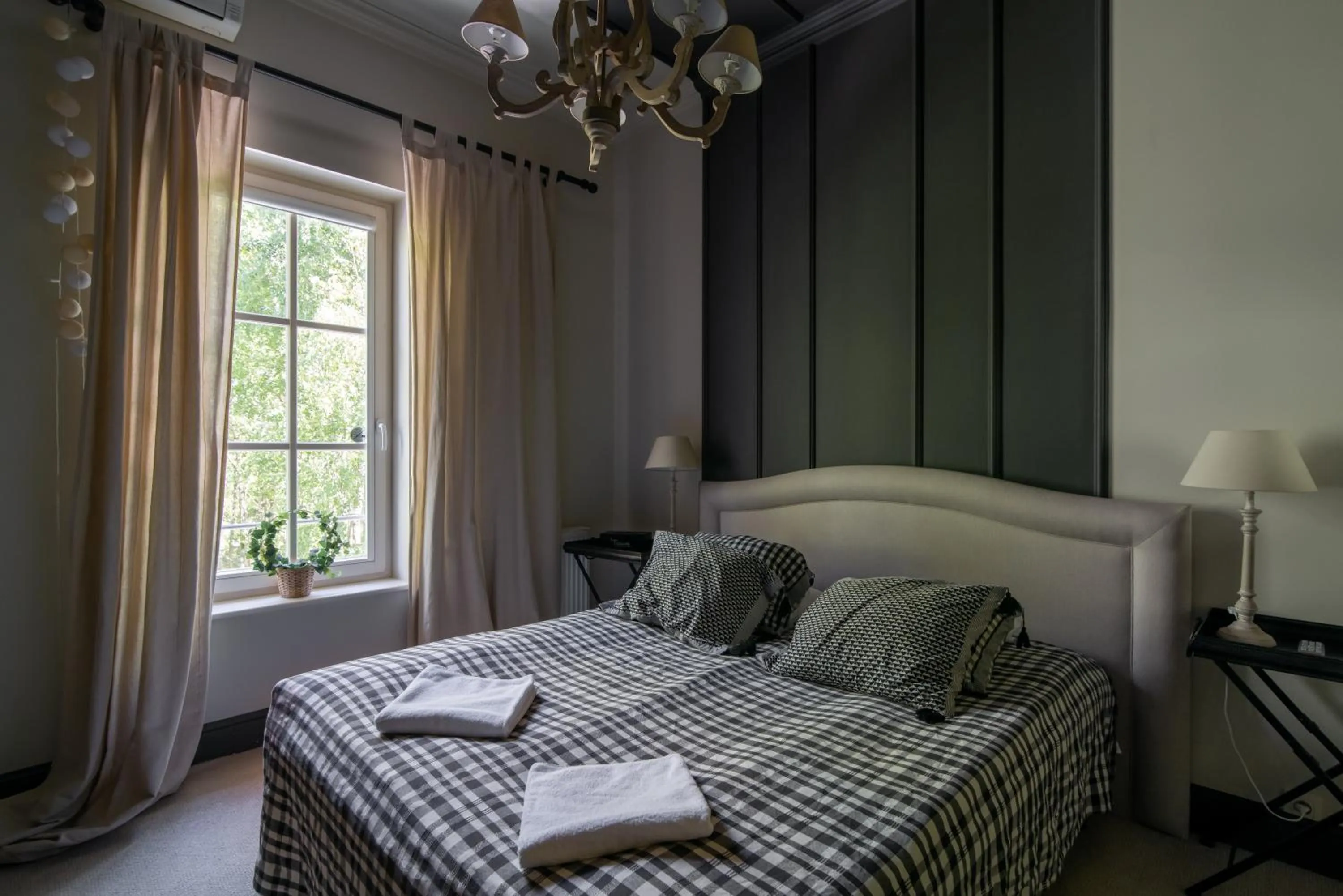 Bed in Dwór Złotopolska Dolina Mansion House