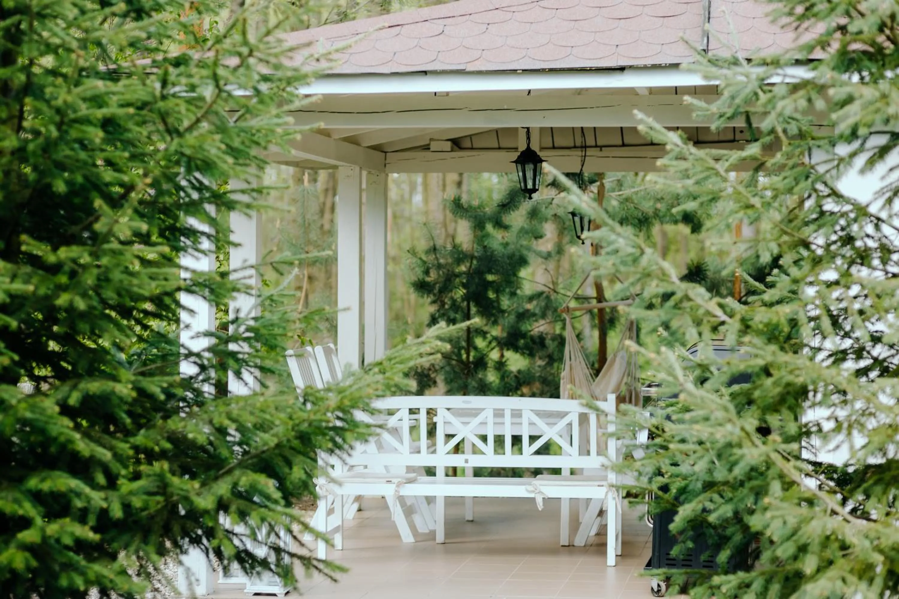 Balcony/Terrace in Dwór Złotopolska Dolina Mansion House