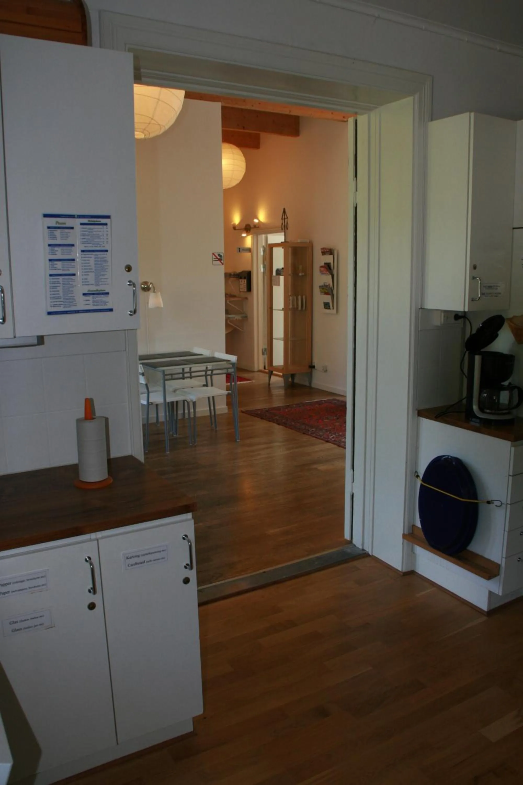 Communal lounge/ TV room in Hallandsåsen Hostel