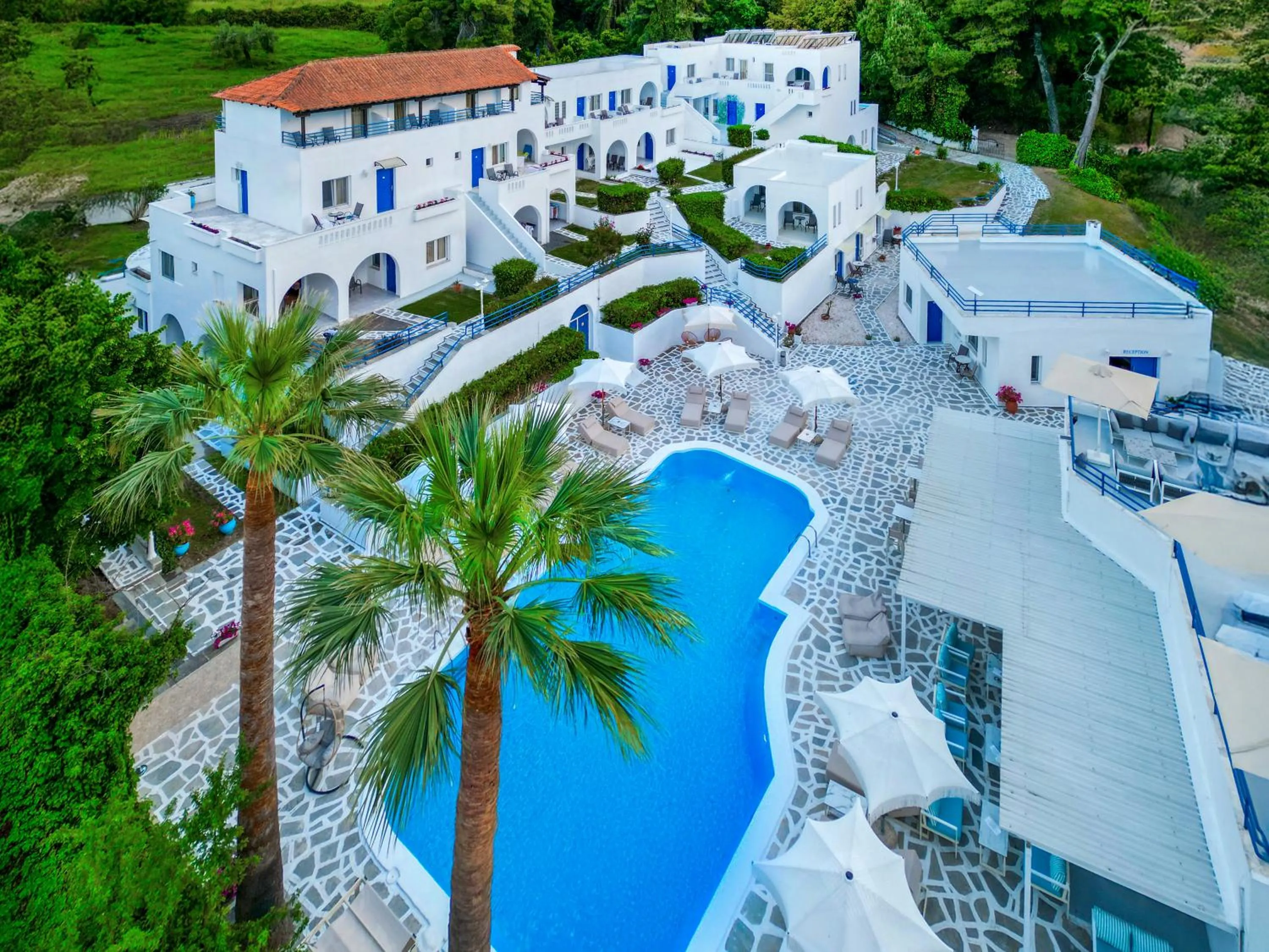 Property building in Theo Bungalows Boutique Hotel