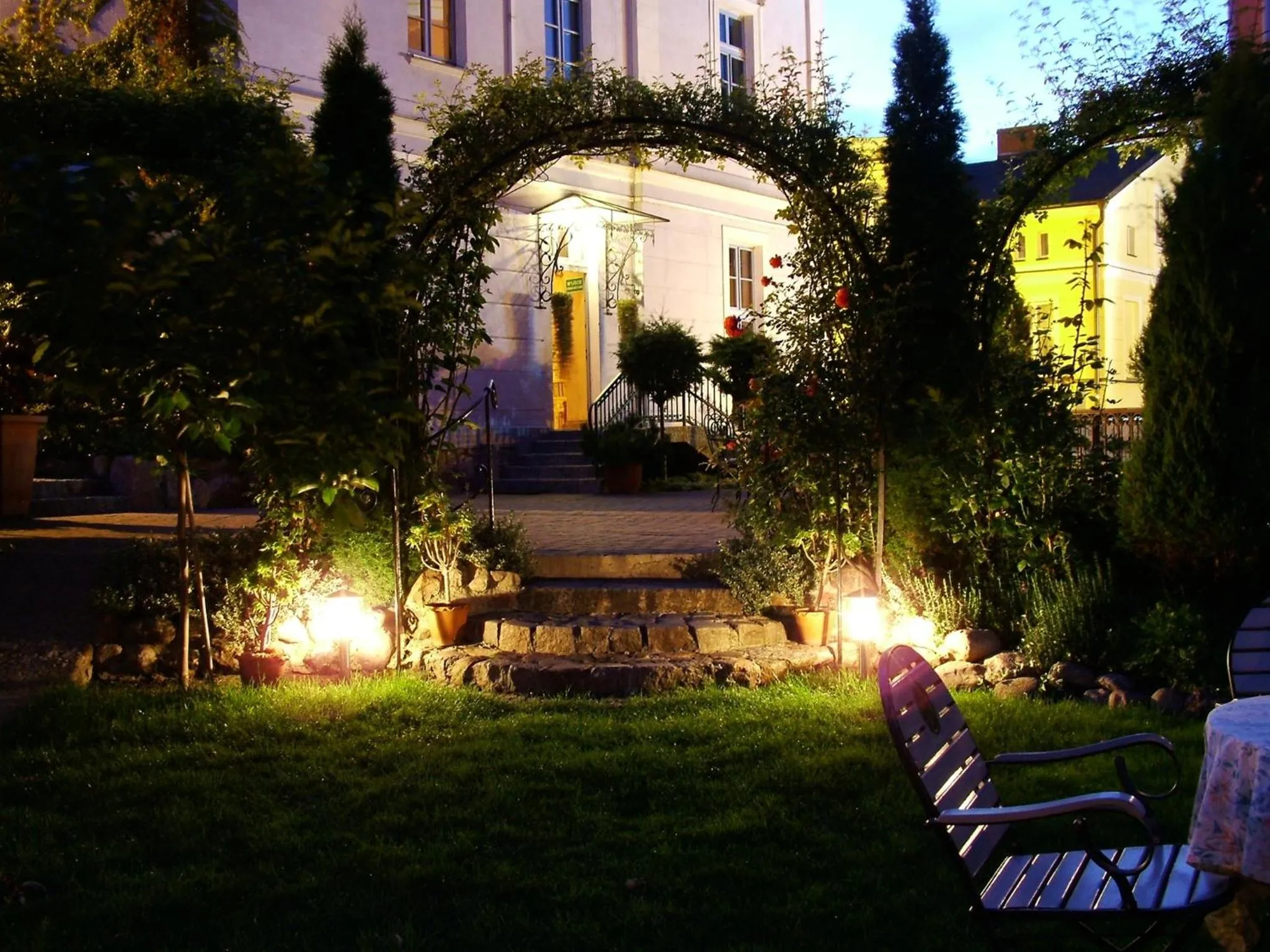Garden in Hotel Marmułowski