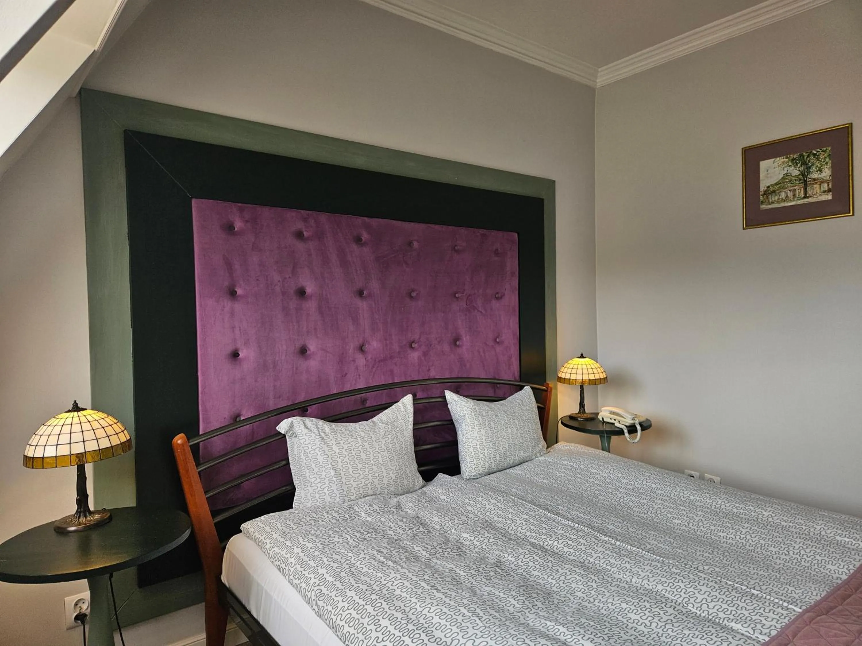 Bed in Hotel Marmułowski