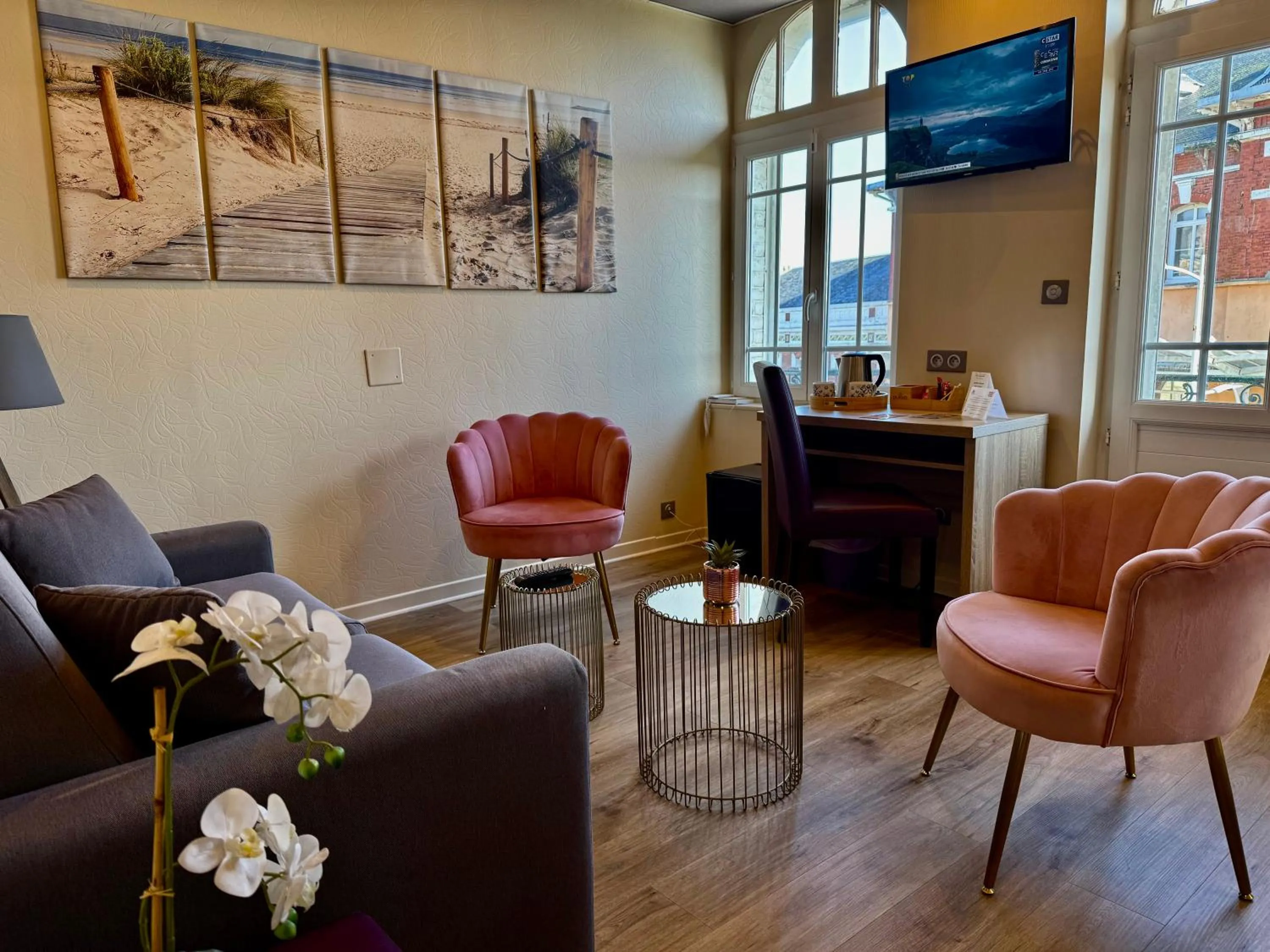 Living room in Hotel de la Terrasse