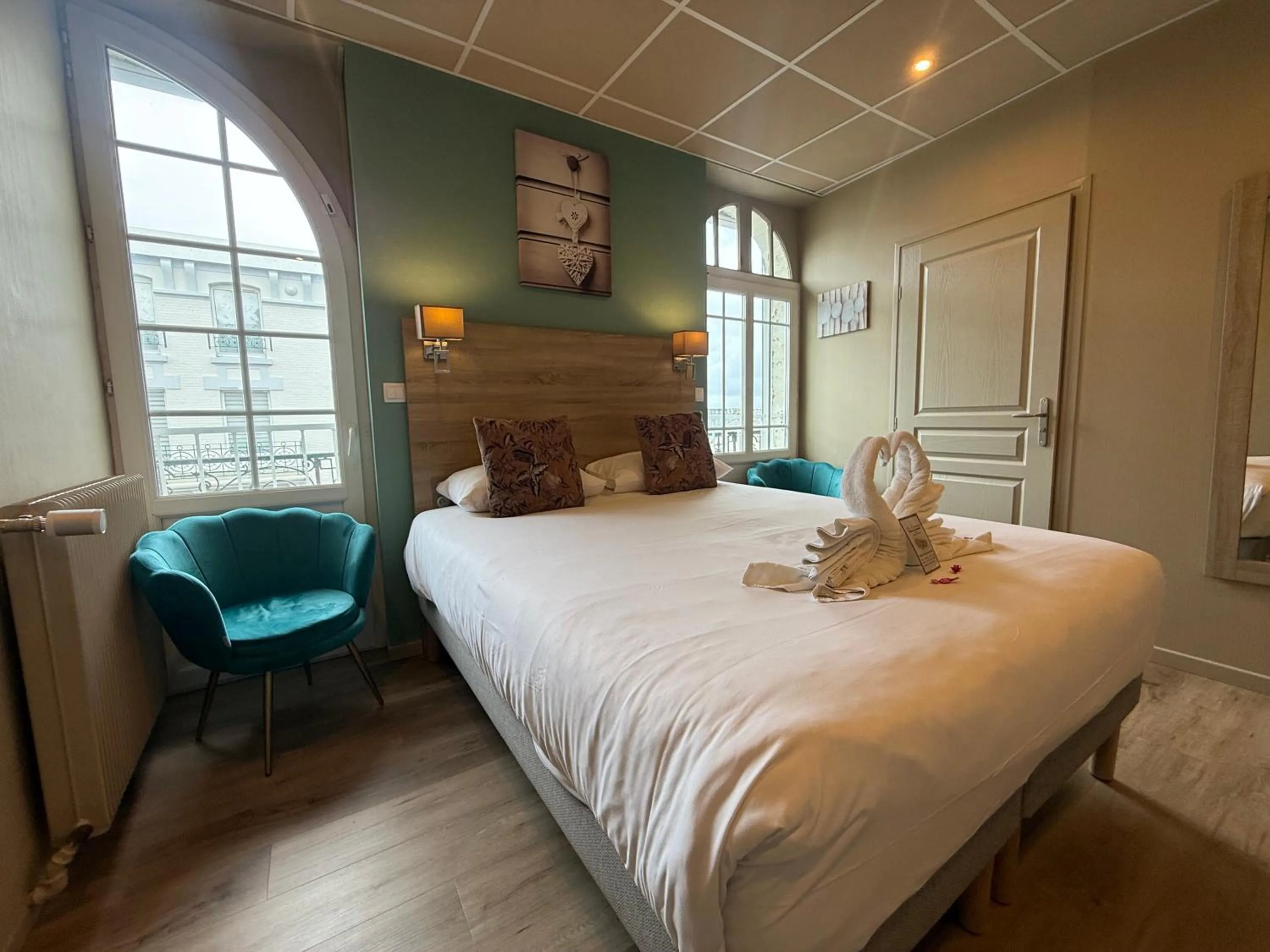 Bed in Hotel de la Terrasse