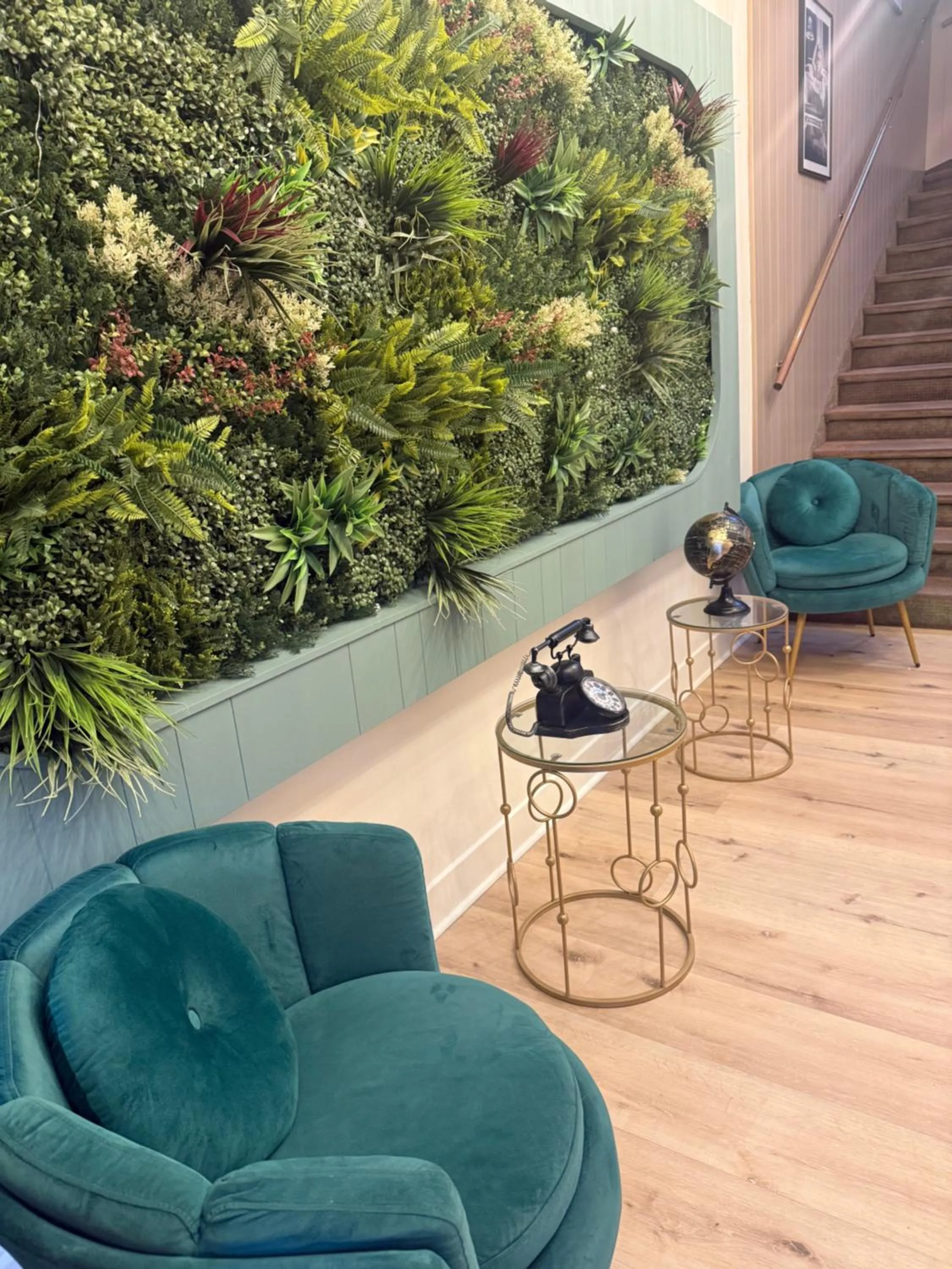 Lobby or reception in Hotel de la Terrasse