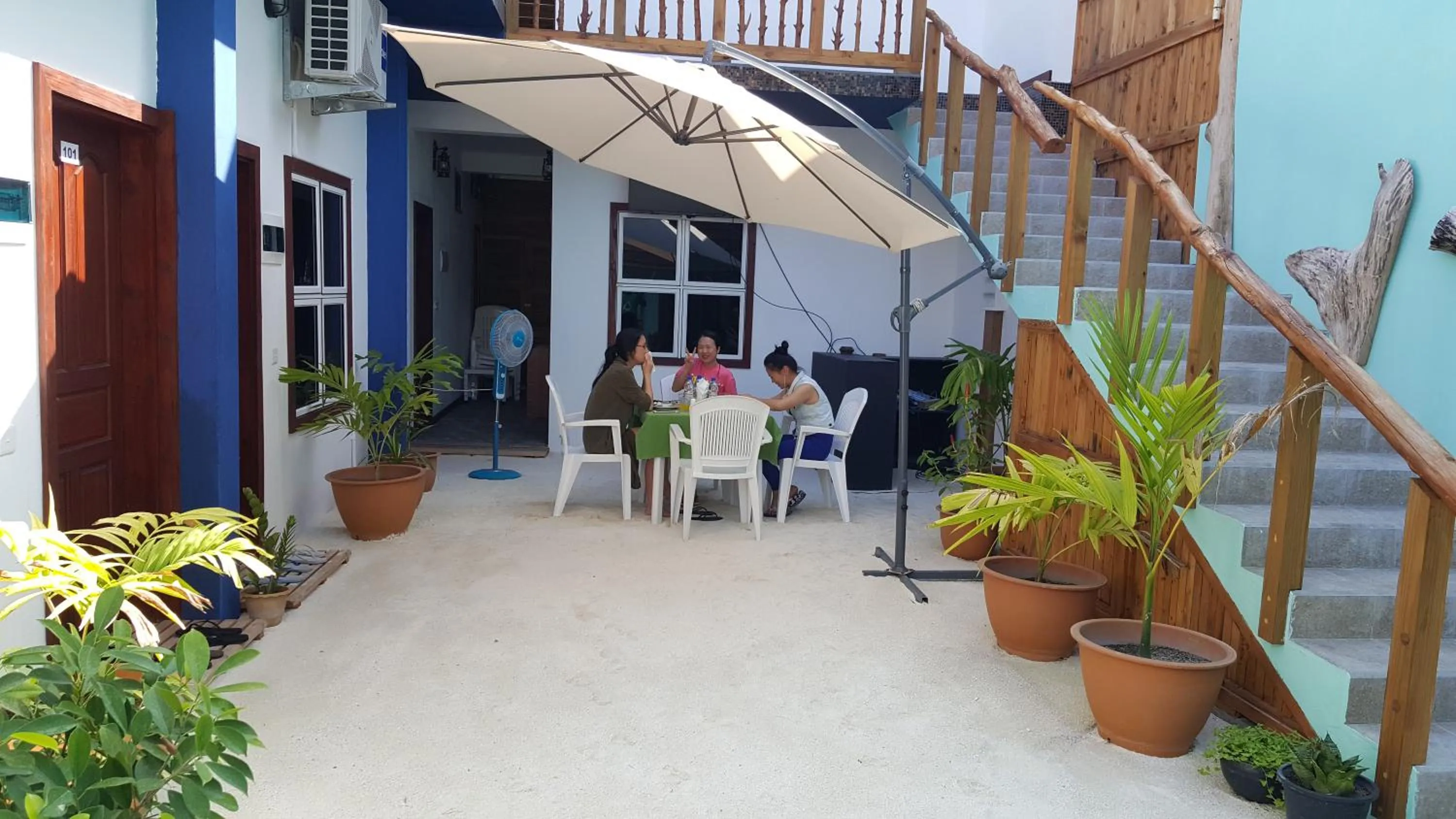 Continental breakfast in Madivaru Kro