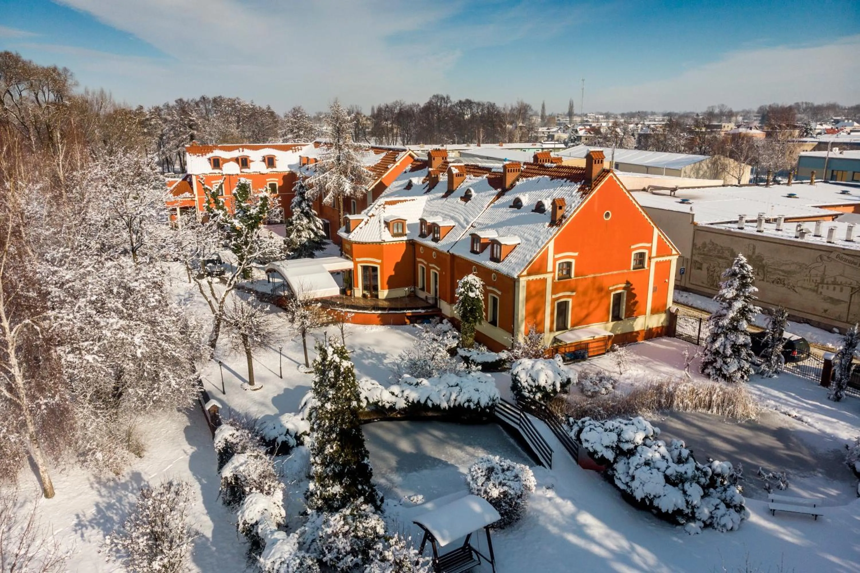 Bird's eye view in Dworek 1885