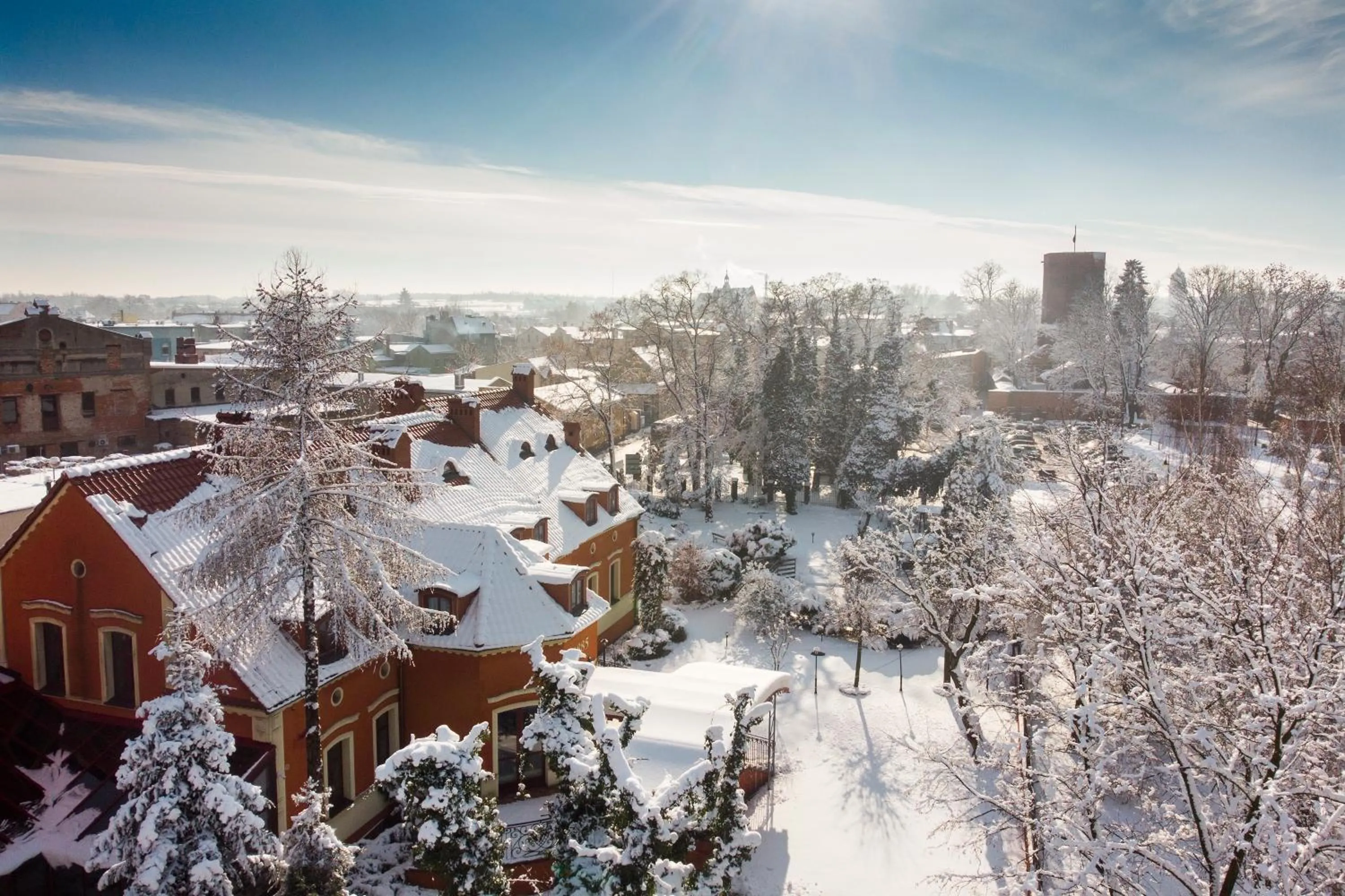 Bird's eye view in Dworek 1885
