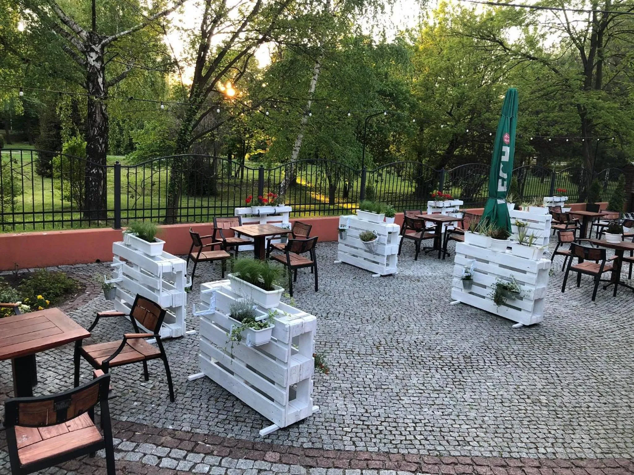 Patio in Dworek 1885